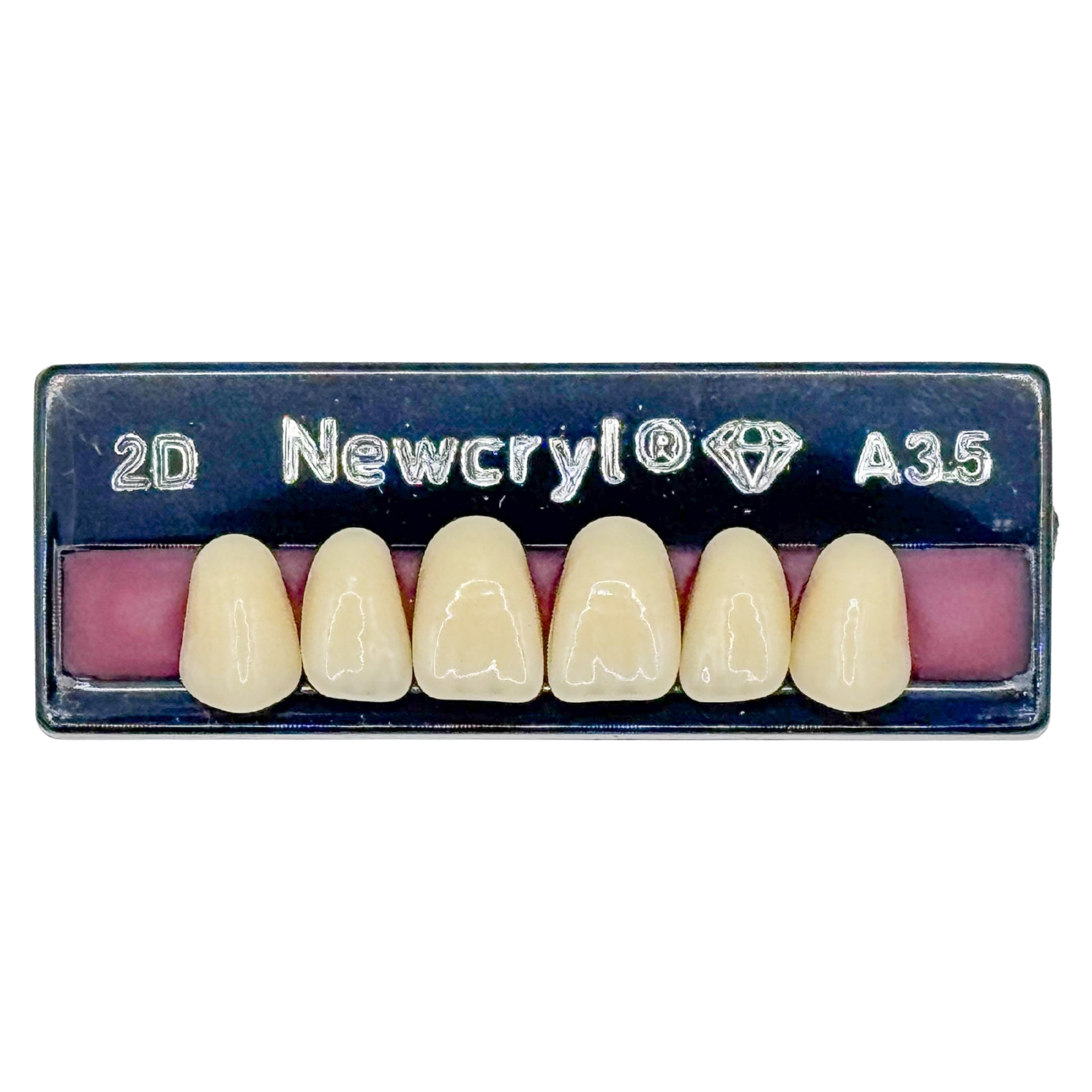 Dientes newcryl x 6 sa 2d col a3.5