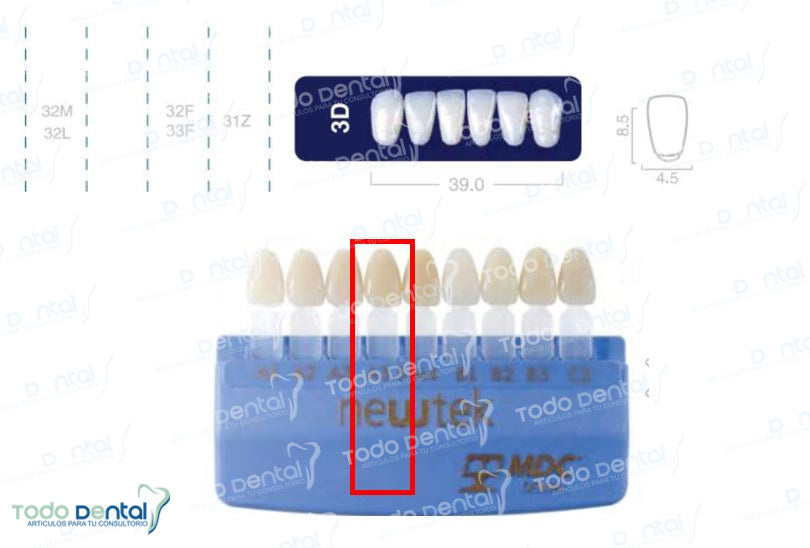 Diente new tek anterior inferior
