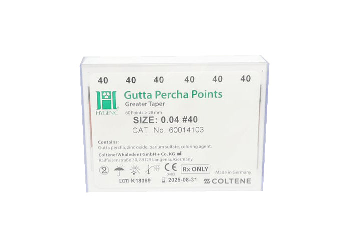 Punta de gutta-percha gt Hygenic