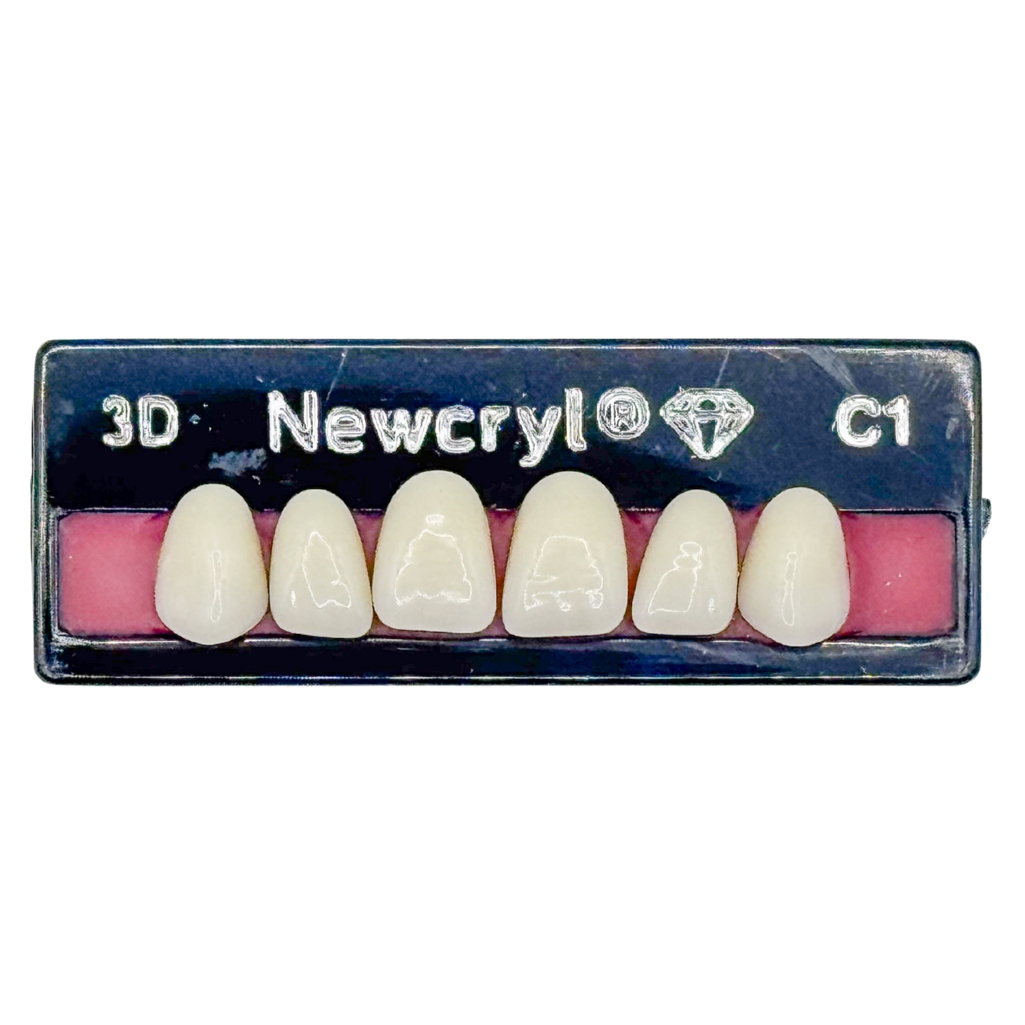 Dientes newcryl x 6 sa 3d col c1