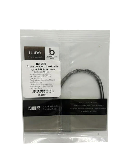 Arco de acero c/10 piezas I Line