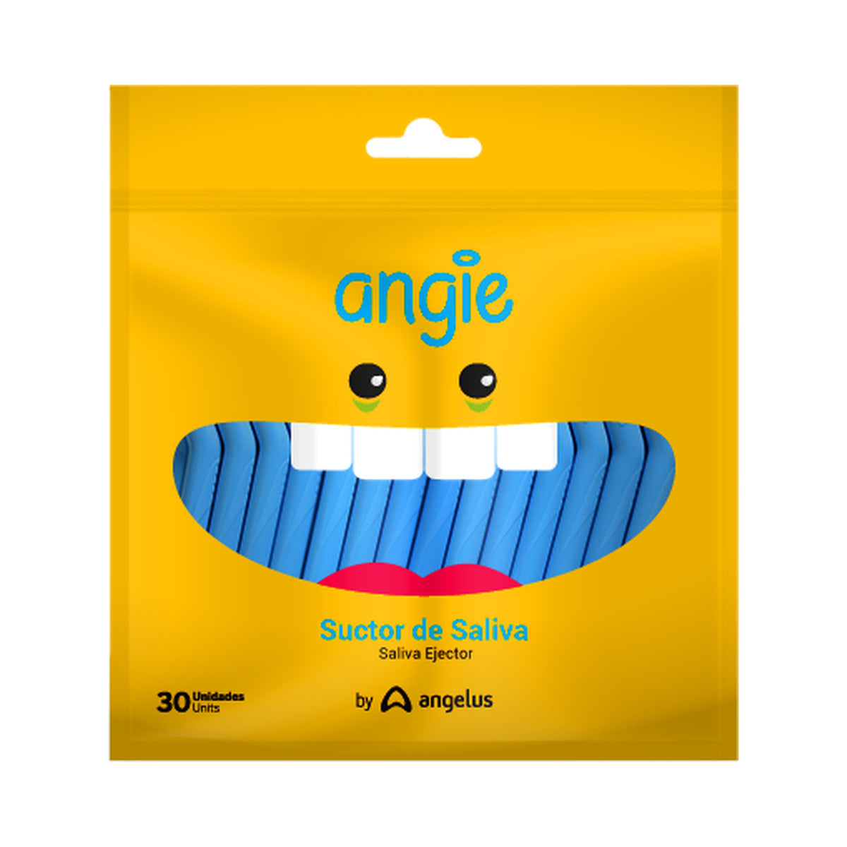 Eyector de saliva infantil Flex Suctor Kids Angie Angelus - 5707
