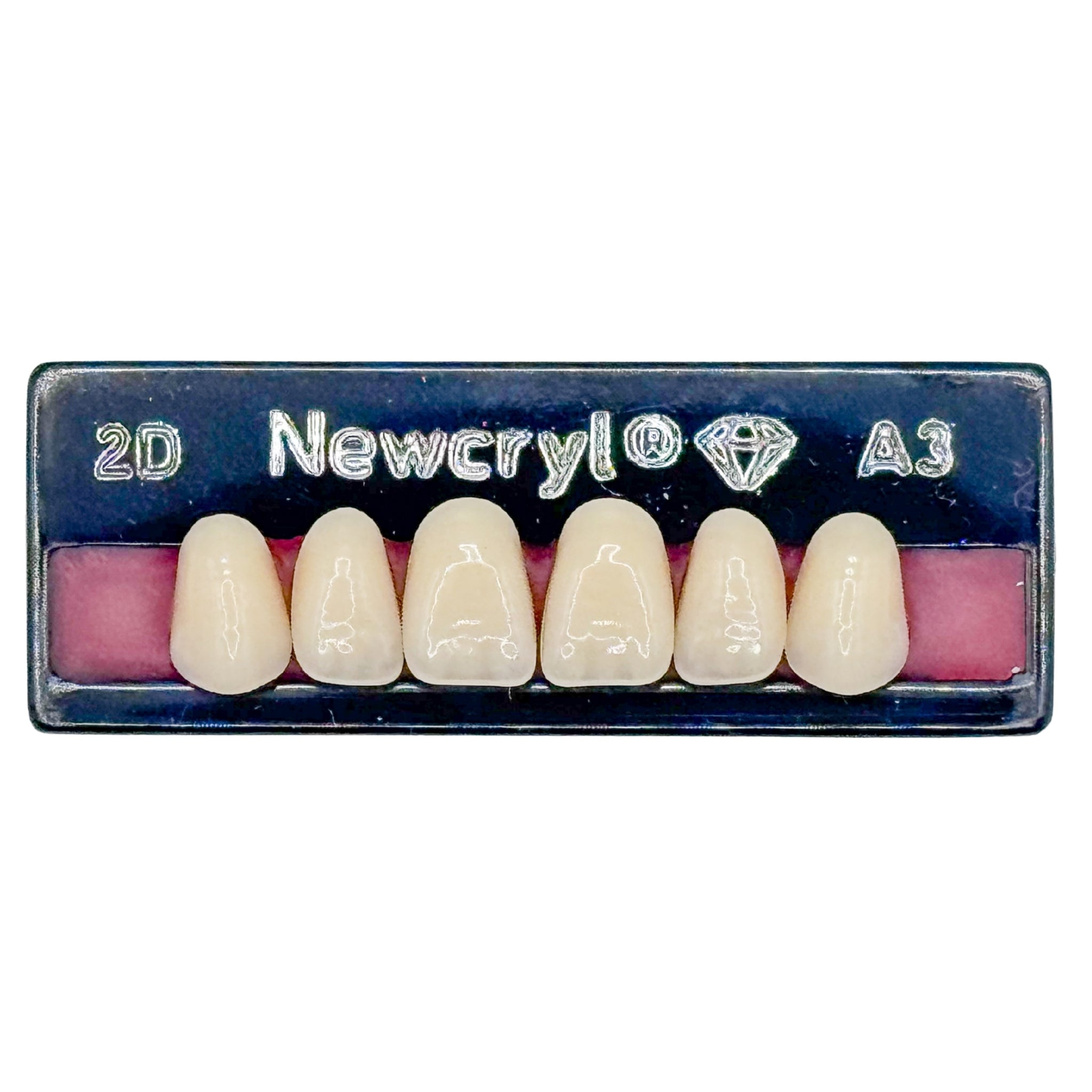 Dientes newcryl x 6 sa 2d col a3