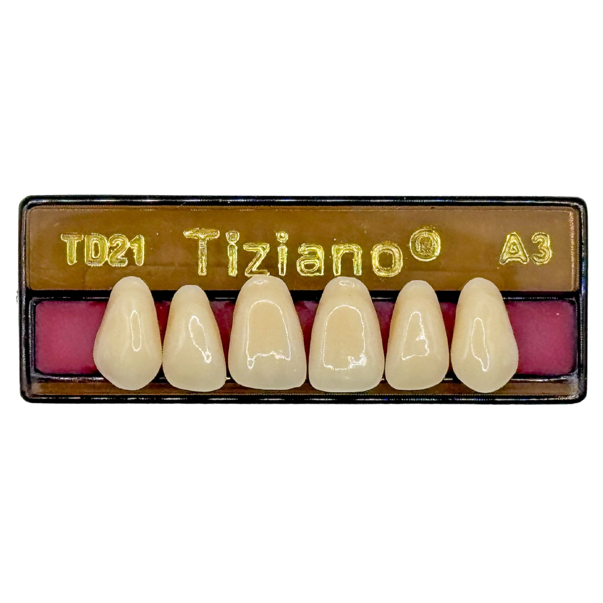 Dientes tiziano x 6 sa TD21 col A3