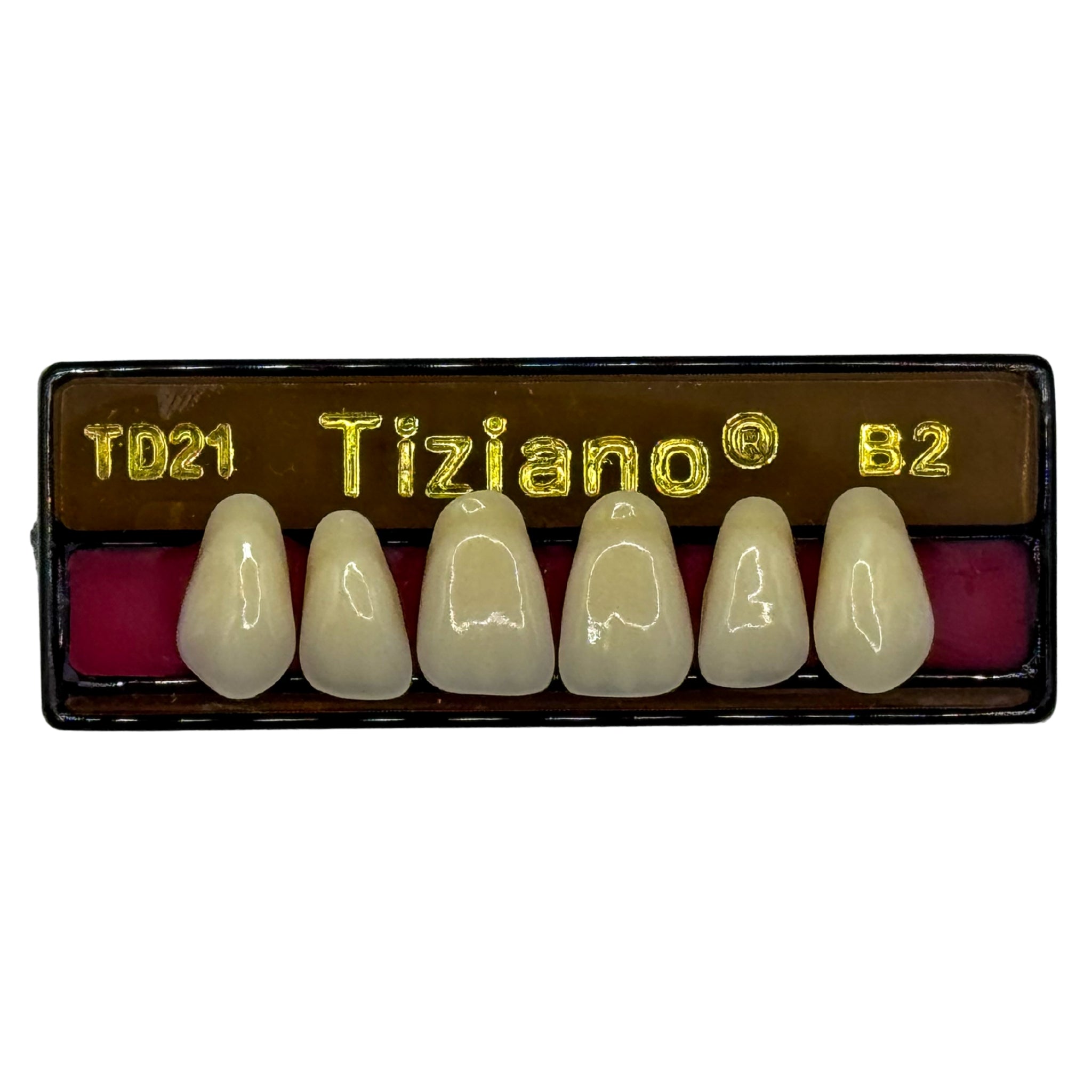 Dientes tiziano x 6 sa TD21 col B2