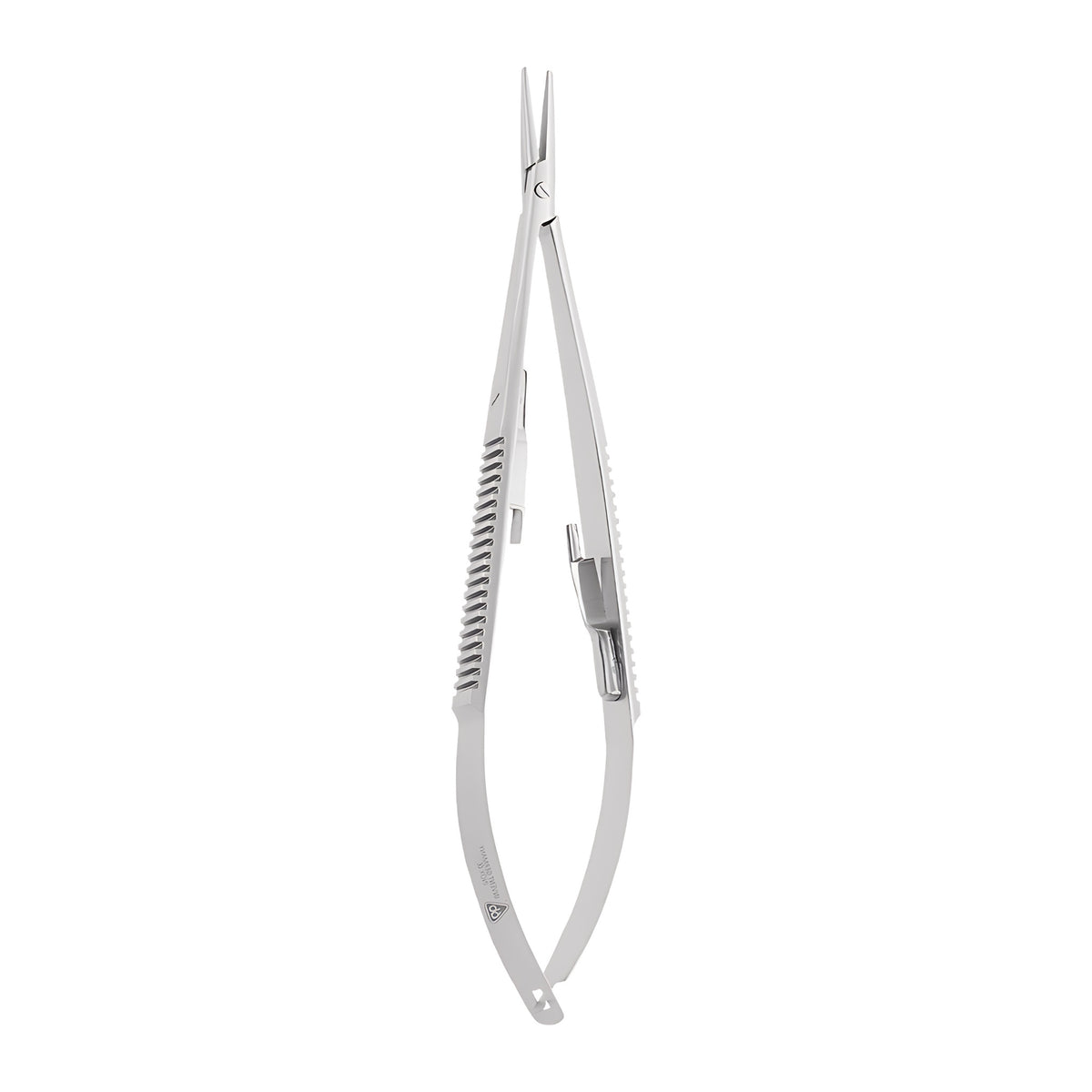 Porta agujas castroviejo 14 cm recta