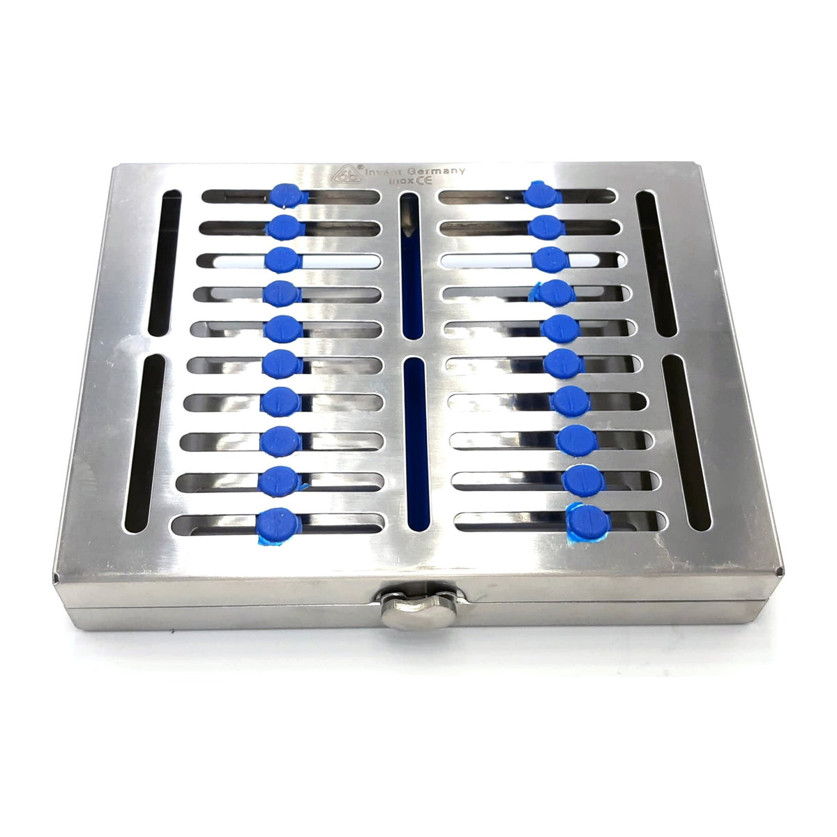 Caja p/esterilizar med div silicon 10 in