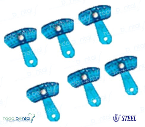 Cucharilla de  arcada autoclavable de plast.