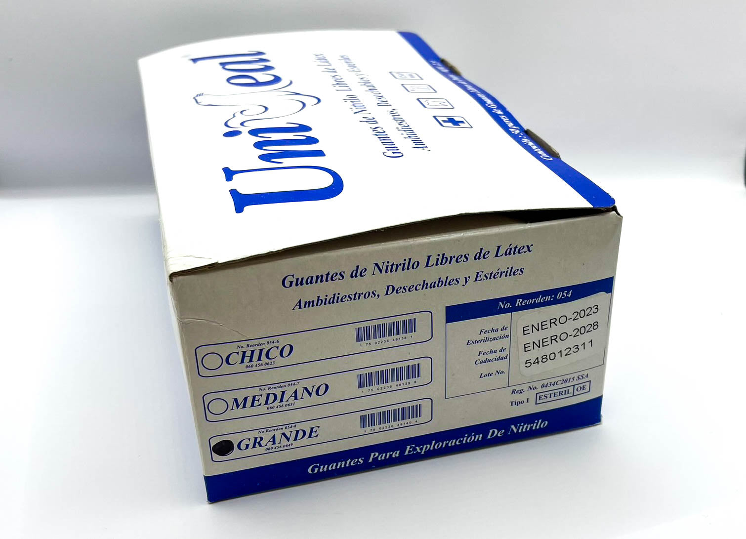 Guante examen nitrilo esteril Uniseal