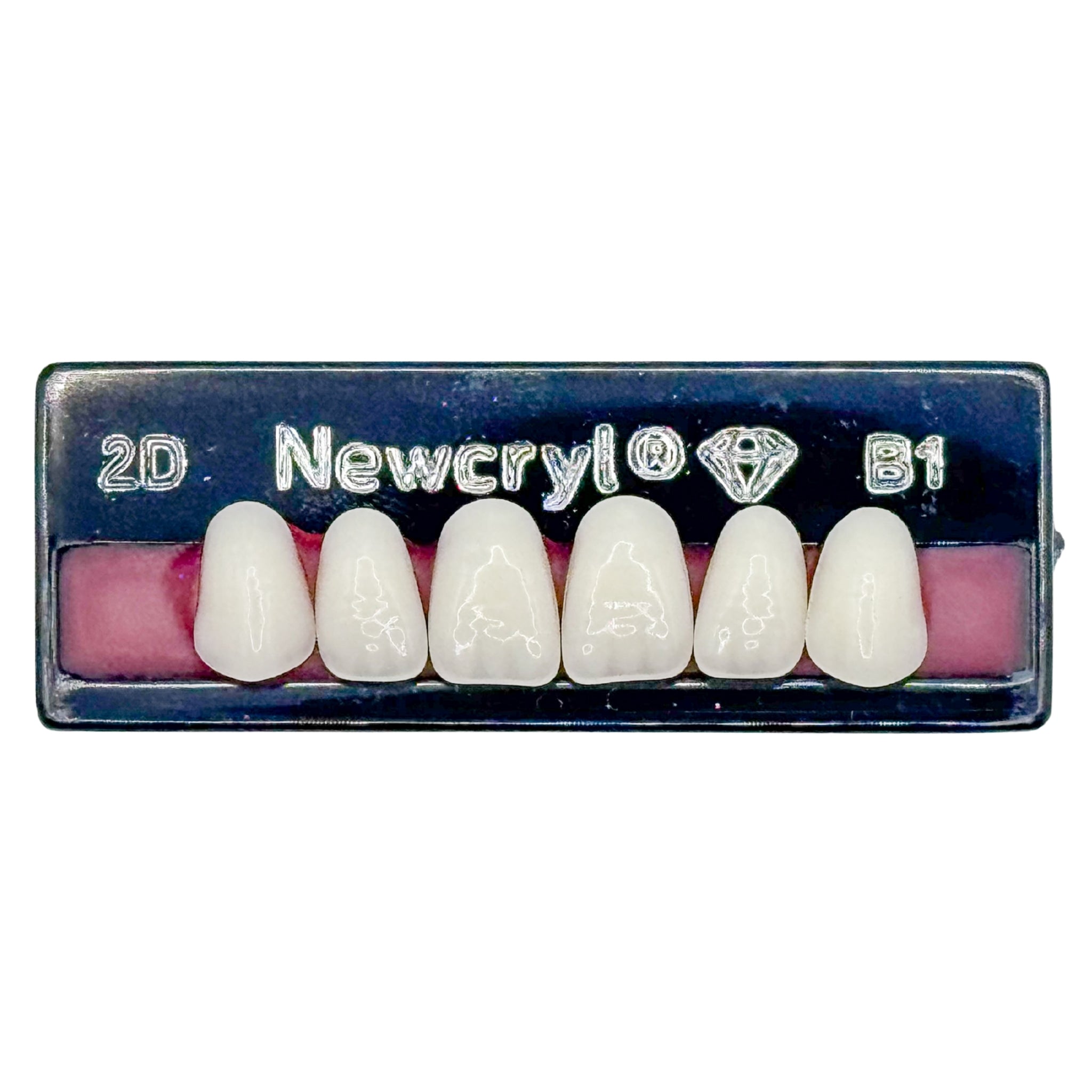 Dientes newcryl x 6 sa 2d col b1