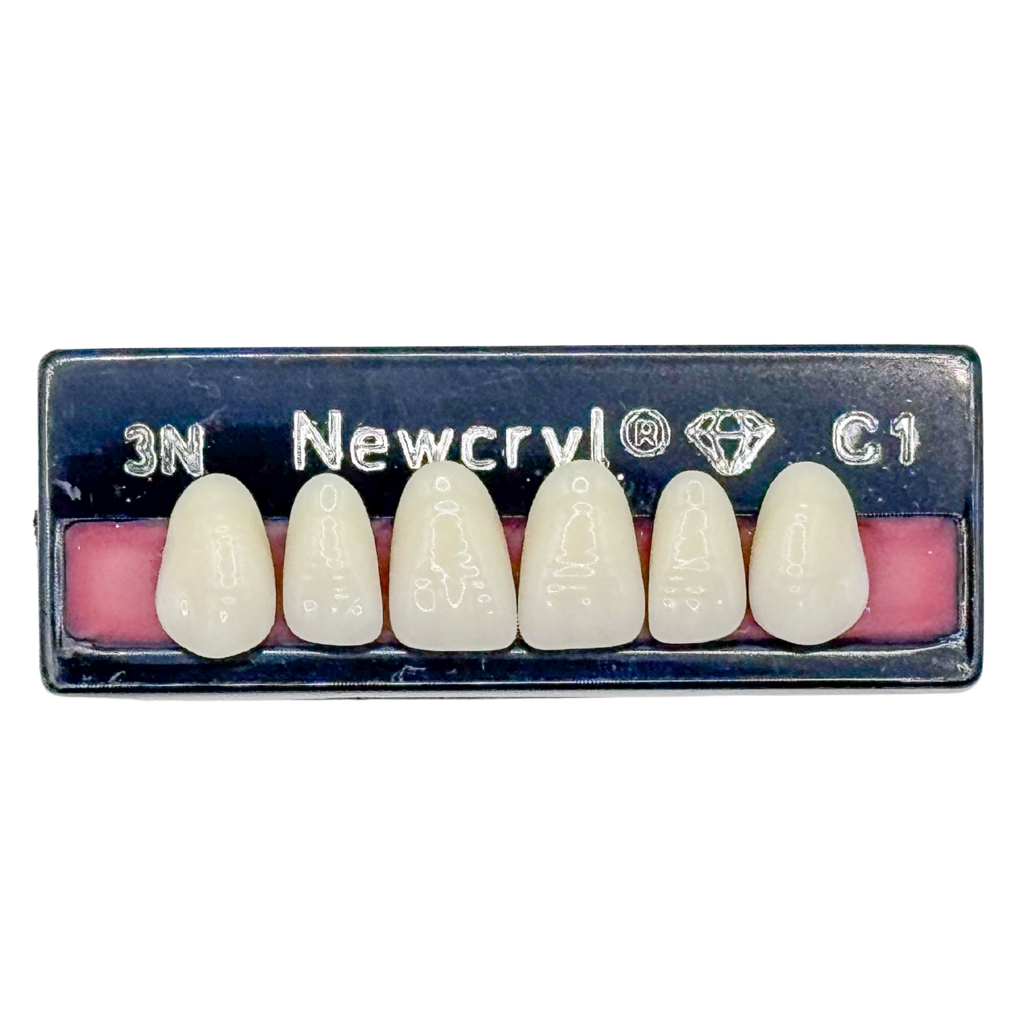 Dientes newcryl x 6 sa 3n col c1
