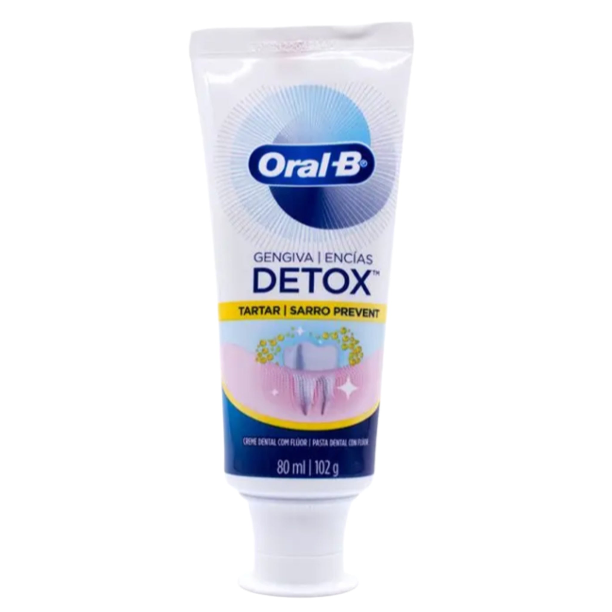 Pasta gengiva detox tartar prevent 80 ml oral-b