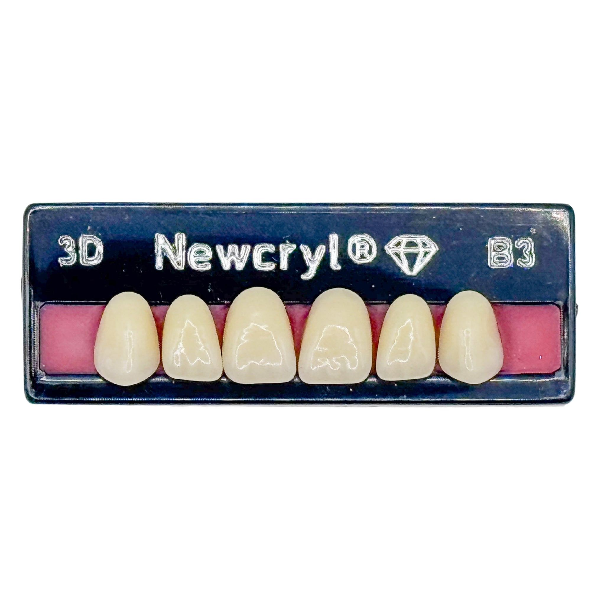 Dientes newcryl x 6 sa 3d col b3