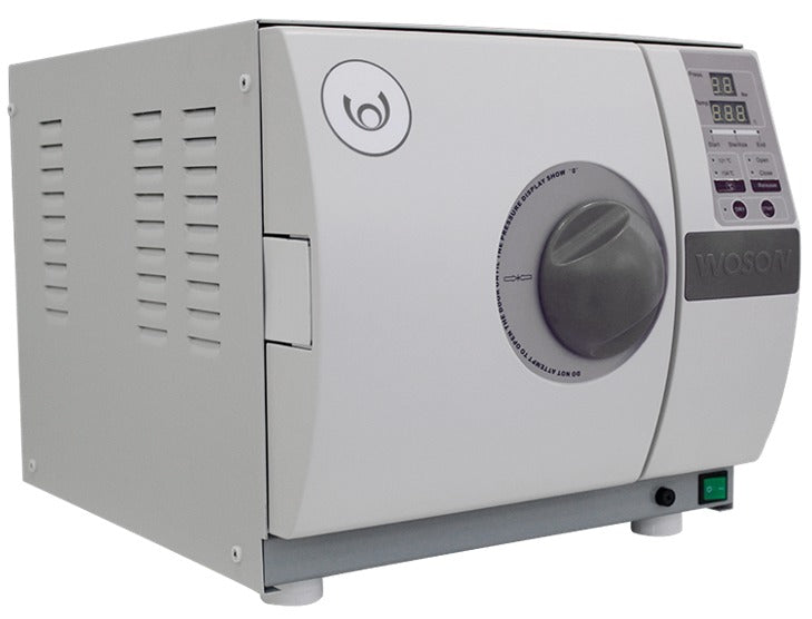 Woson Color Autoclave clase n con secado woson/ Tanda color blanco/negro 18l