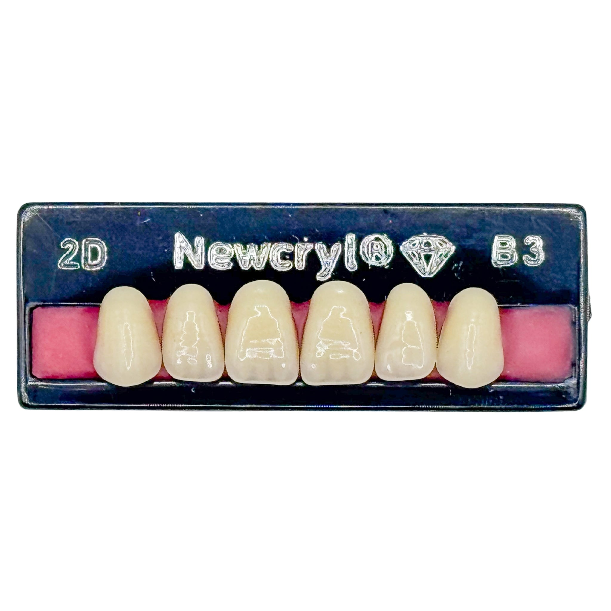 Dientes newcryl x 6 sa 2d col b3
