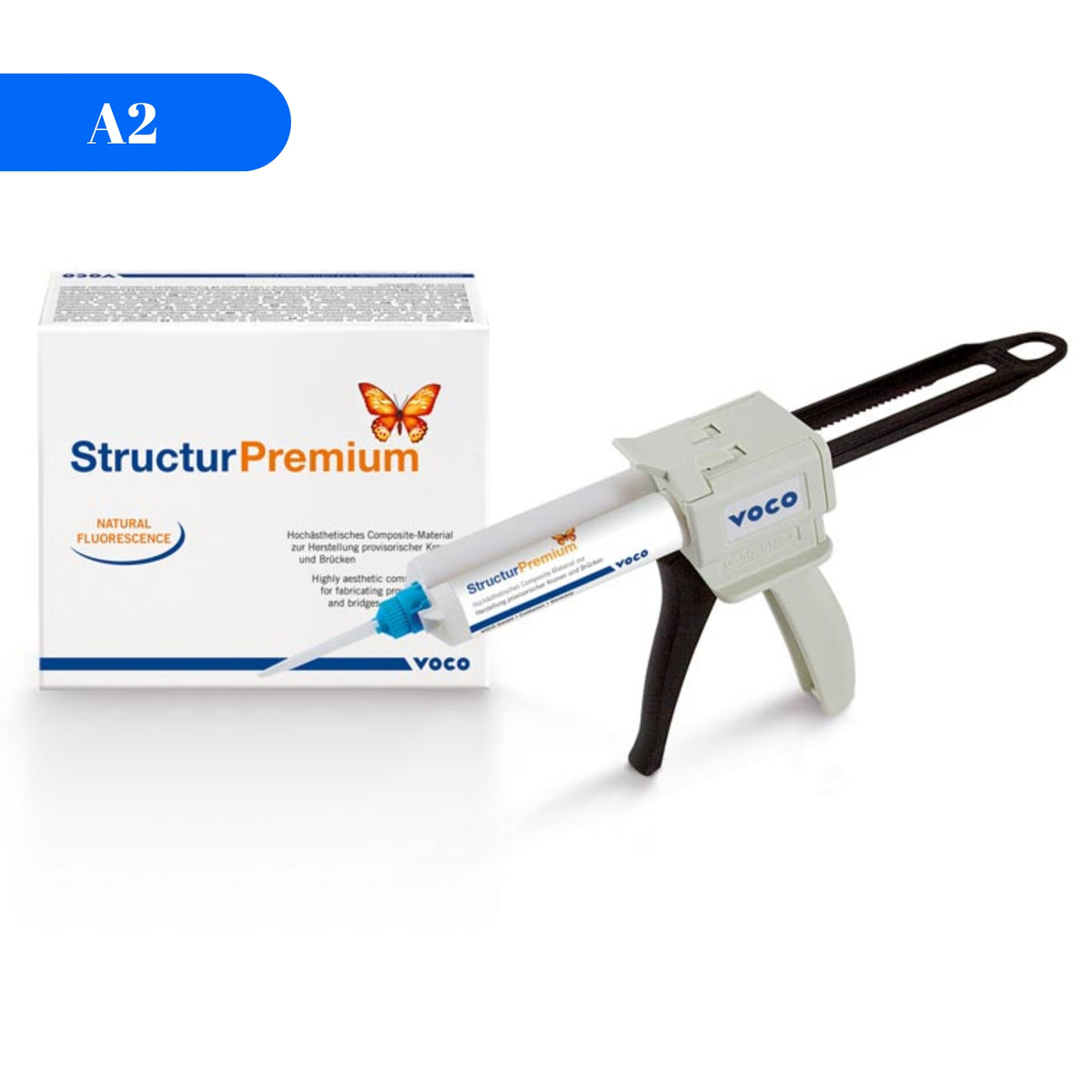 Structur Premium cartucho 75 g con puntas de mezcla Voco