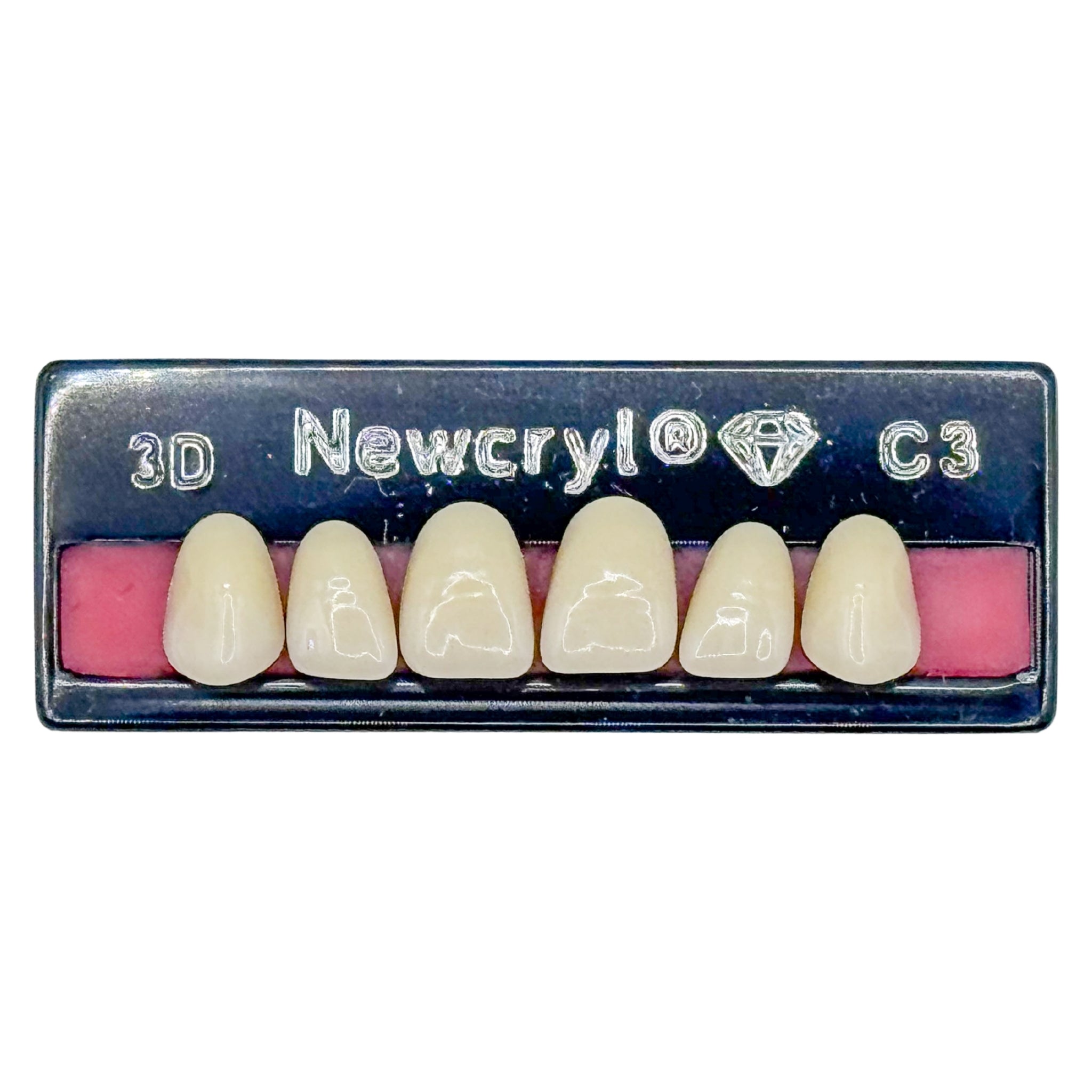 Dientes newcryl x 6 sa 3d col c3