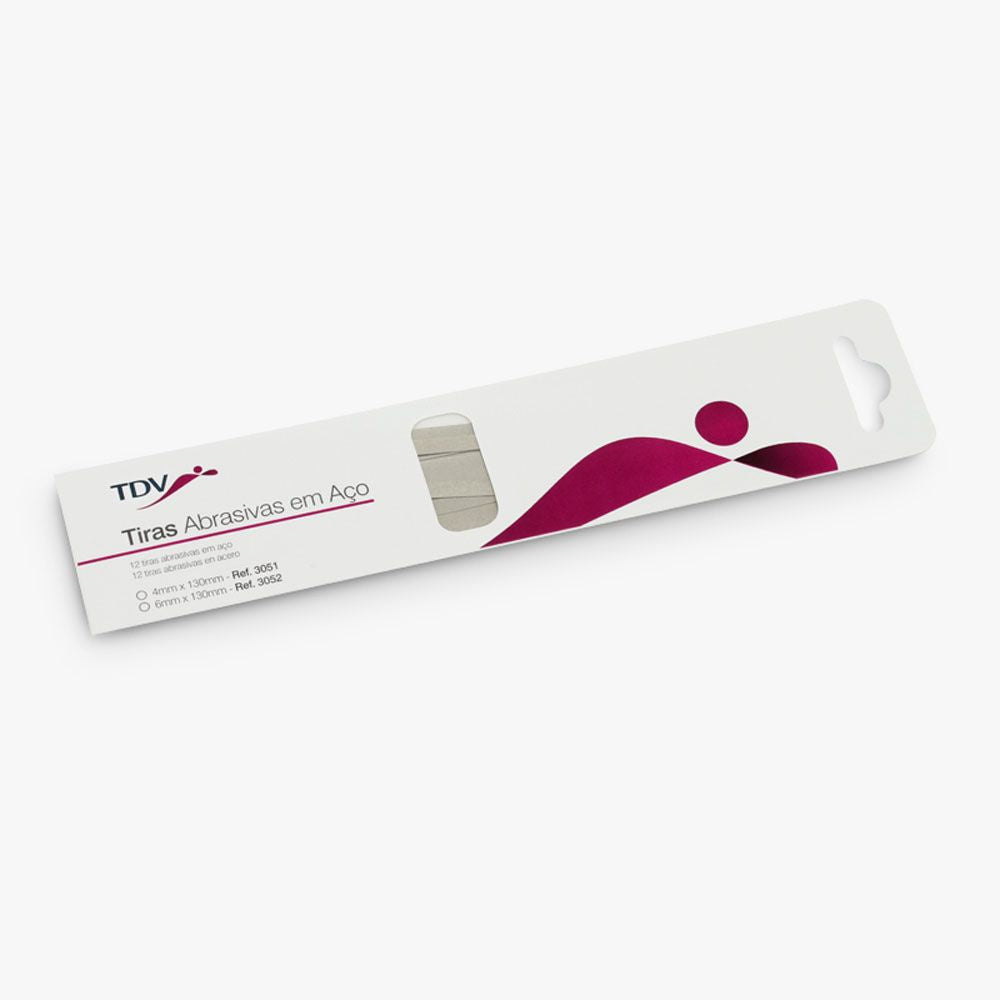Tiras abrasivas oxido de aluminio en acero- 12 de 4mm x130mm