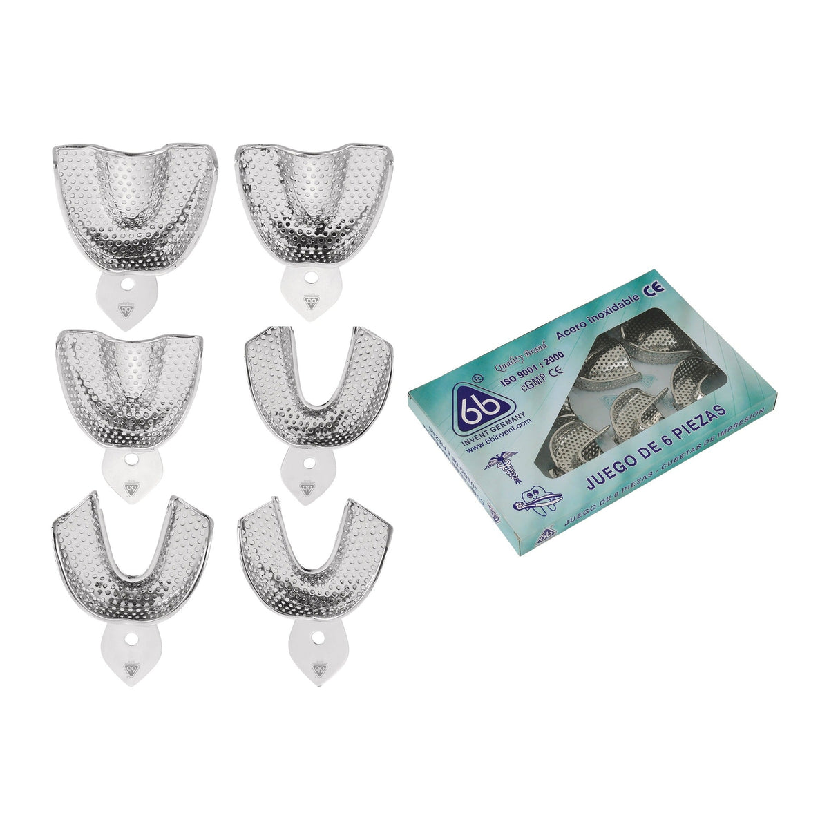 Jgo. Cucharillas 6 pzas perforada