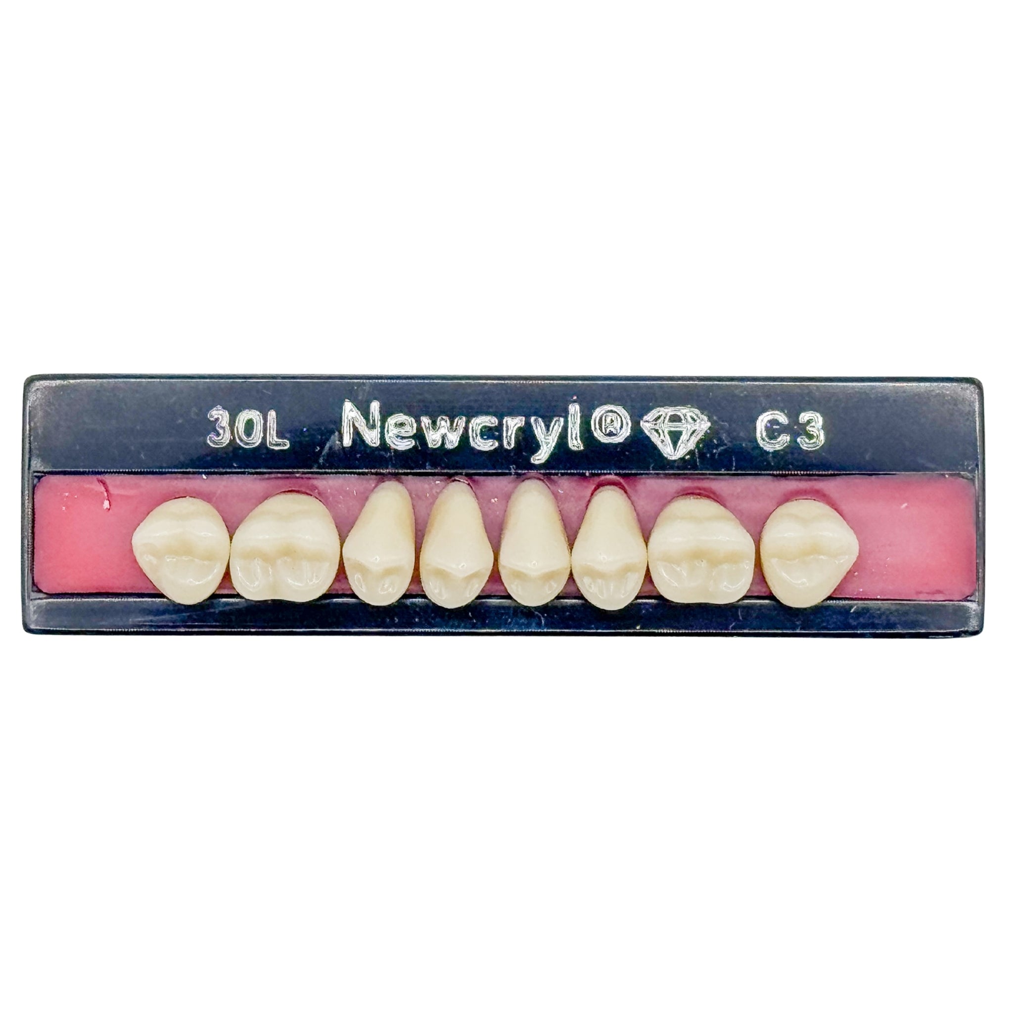 Dientes newcryl x 8 sp 30l col c3