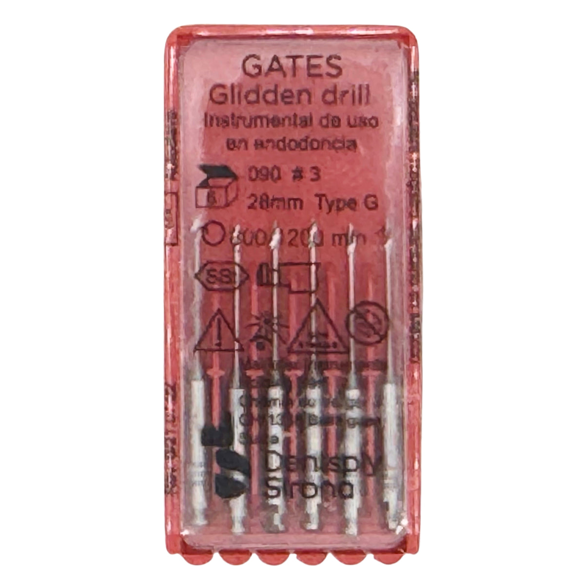 Gates no. 3 (28 mm.) c/6 (dentsply)