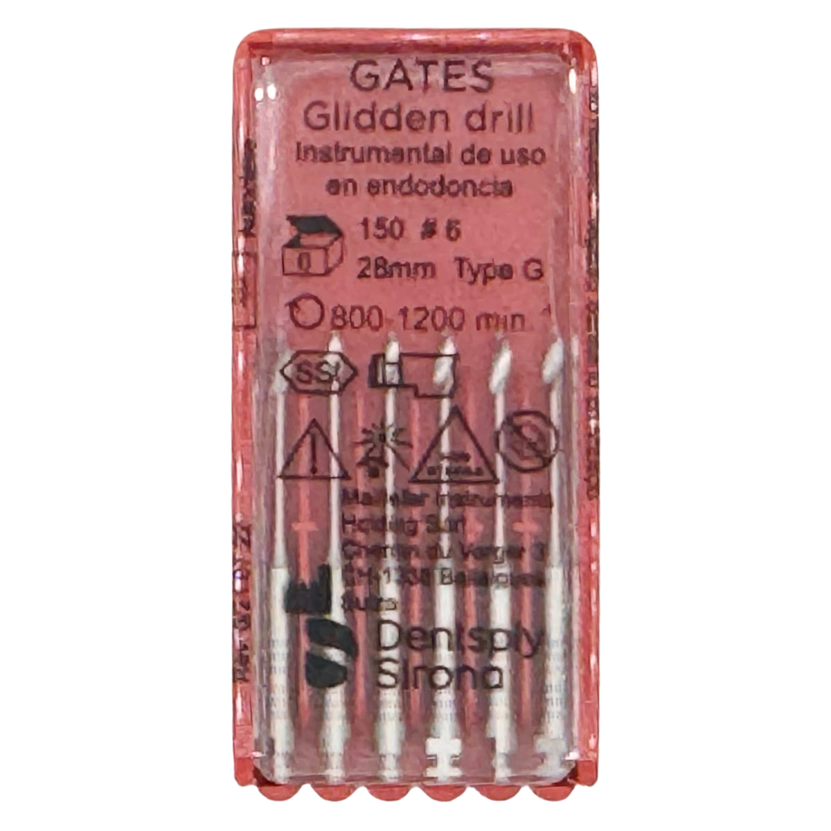 Gates no. 6 (28 mm.) c/6 (dentsply)