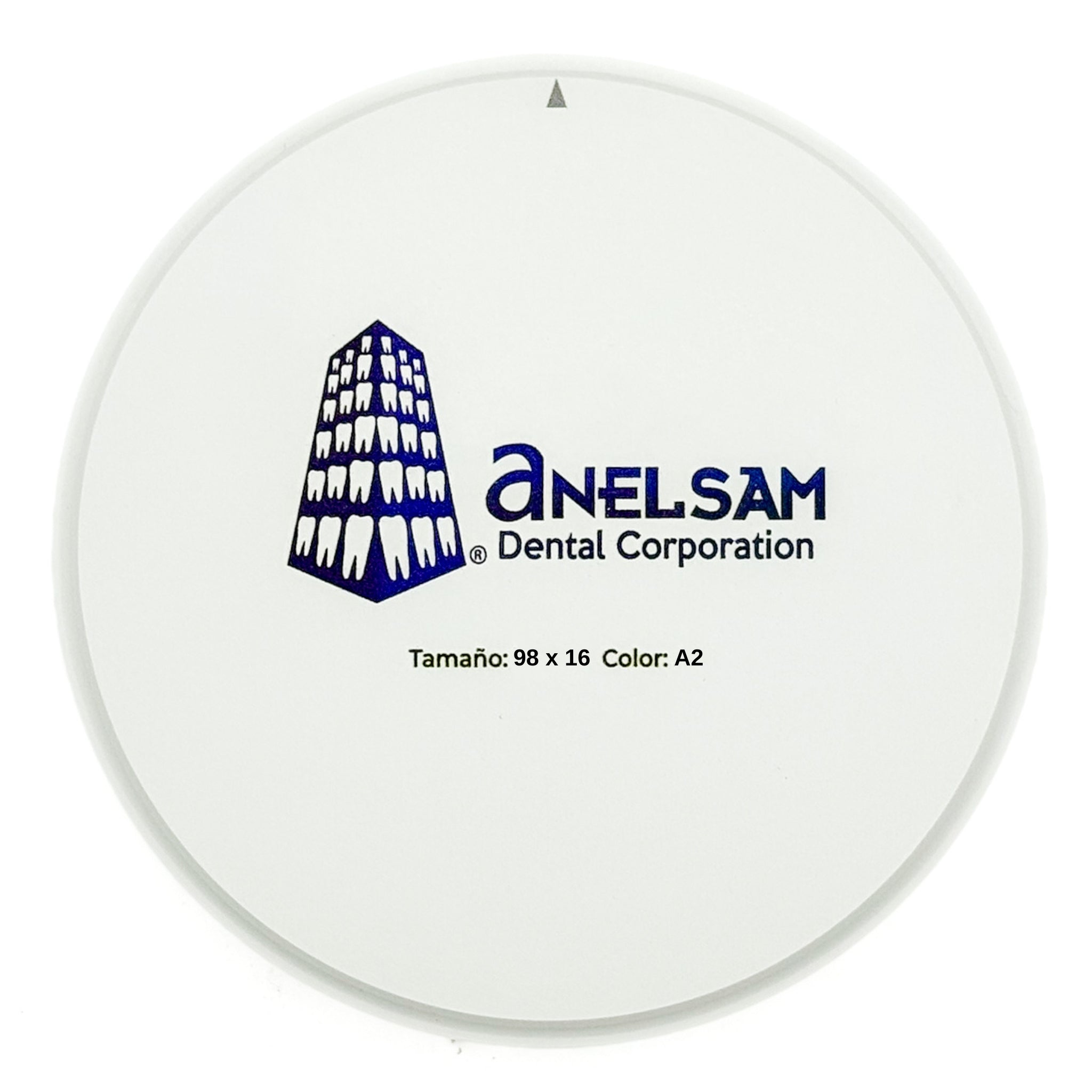 Disco de zirconia 98x16 a2 anelsam
