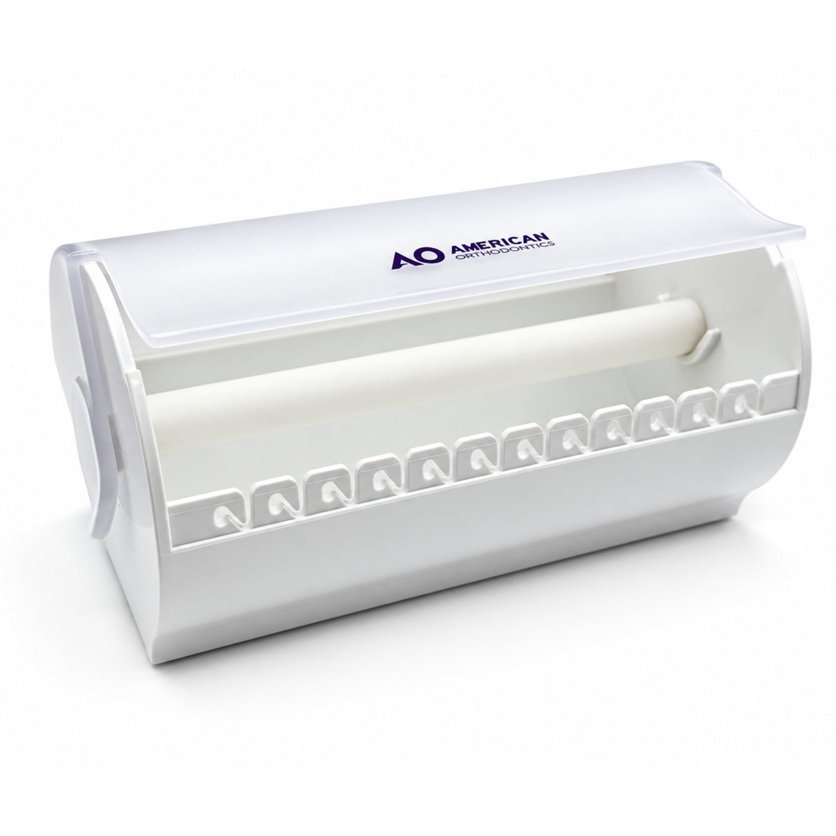 Organizador de cadenas para 12 rollos American Orthodontics abierto