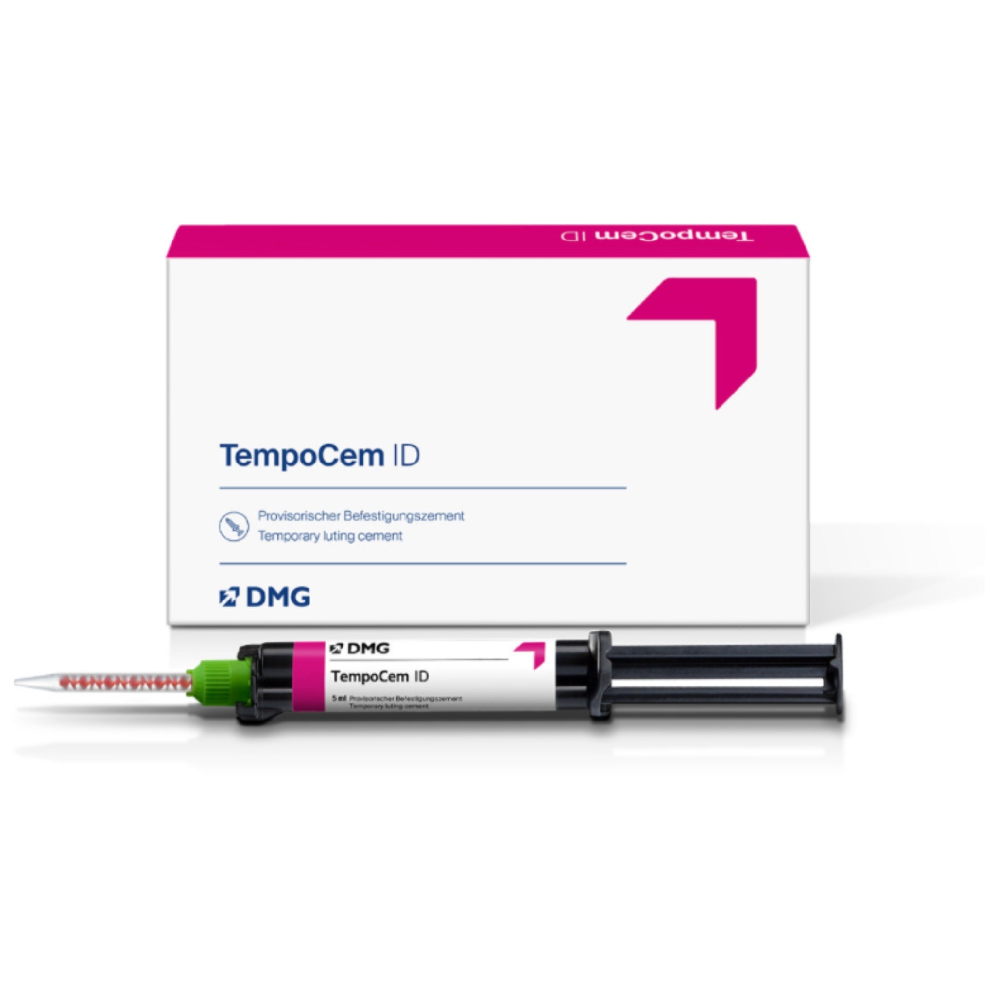 Tempocem id smartmix - cemento temporal dual base resina 1x5ml + 20 puntas
