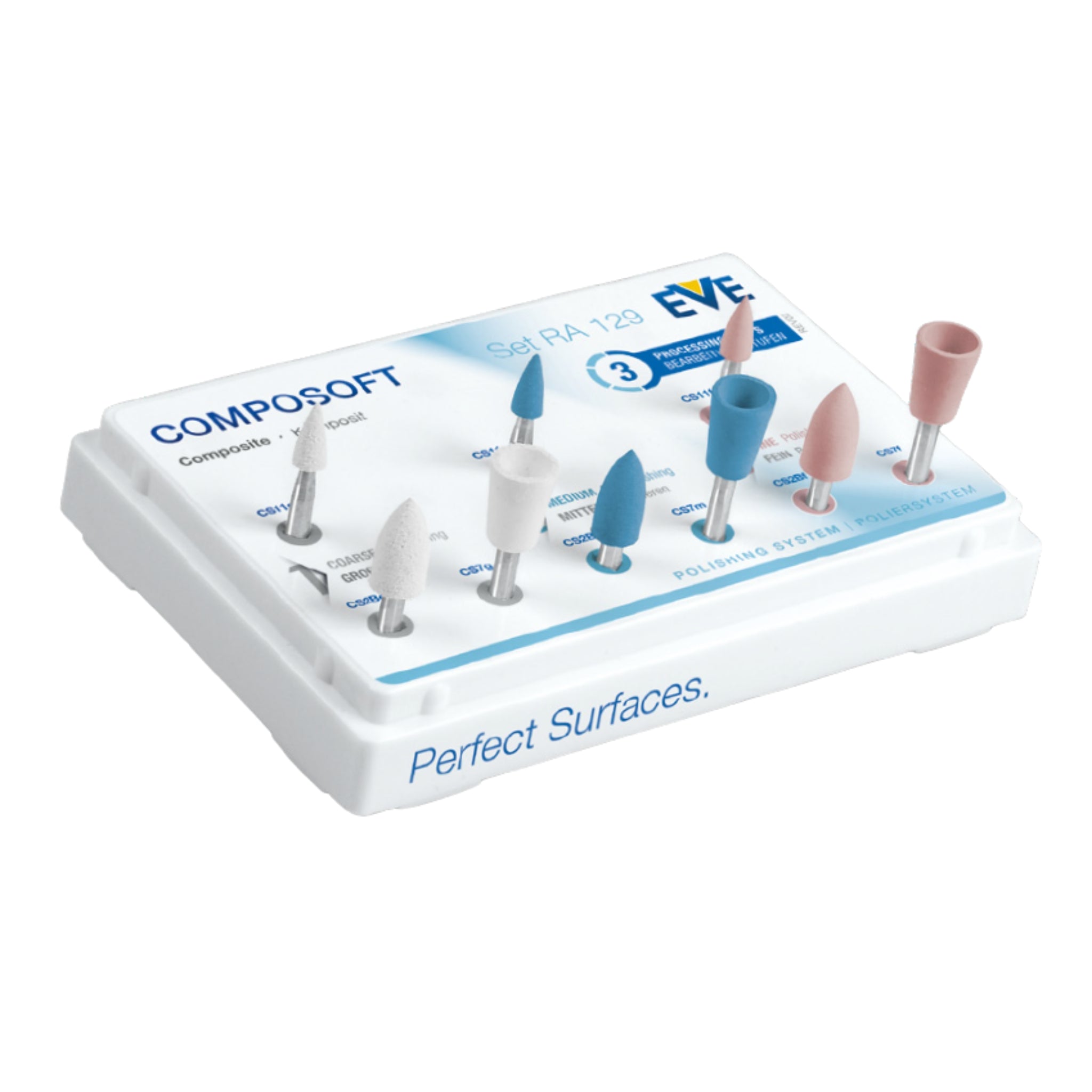 Composoft set para composite ra 129 c/9