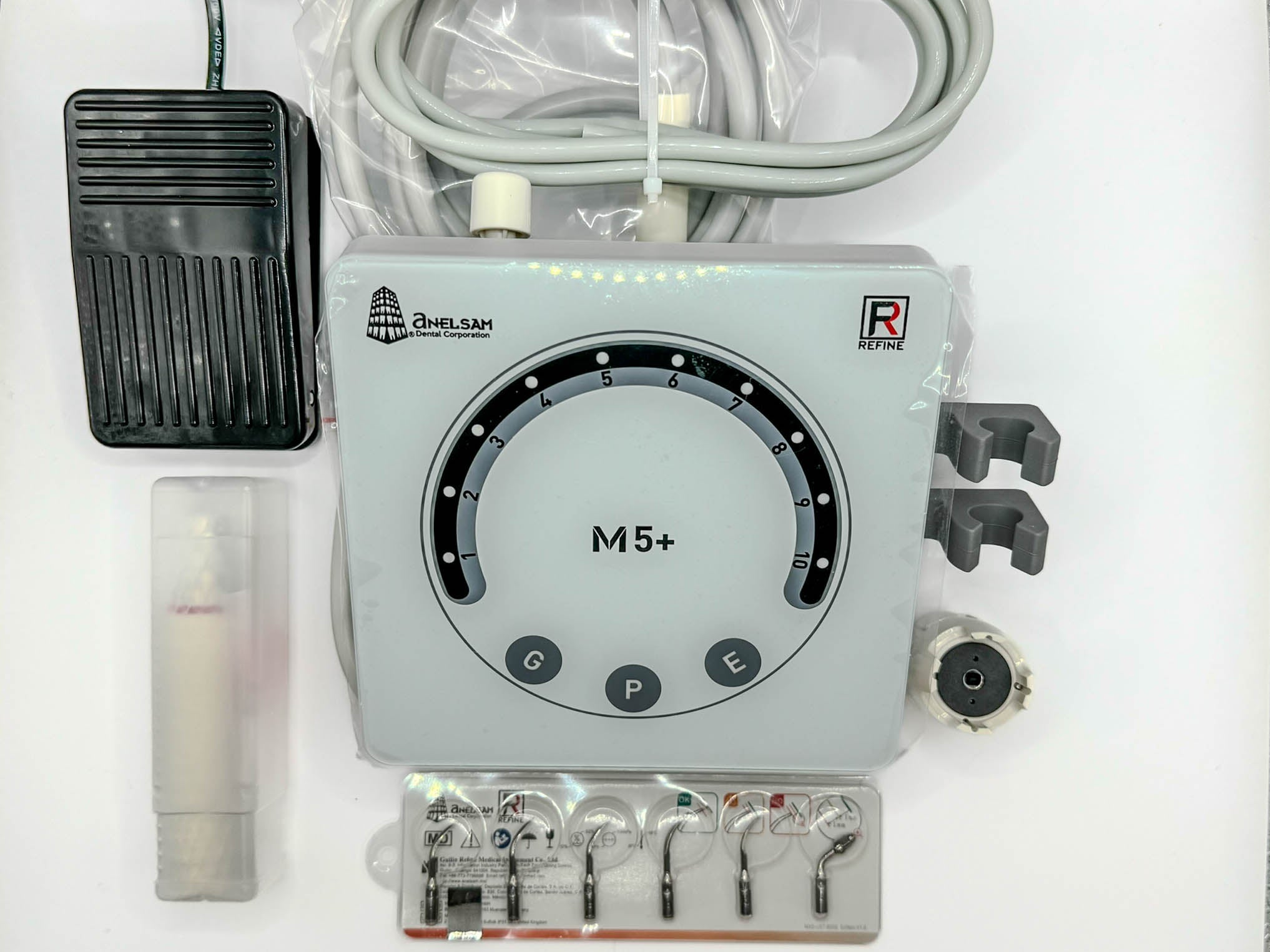 Escariador ultrasonico m5 blanco anelsam (garantia de 6 meses)