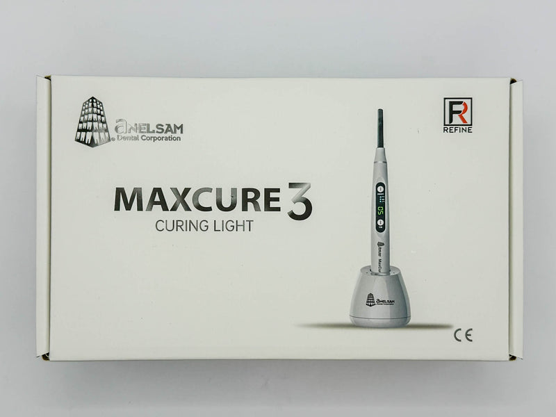 Lampara curing light max cure 3 c/base blanco anelsam (garantia de 1 año)