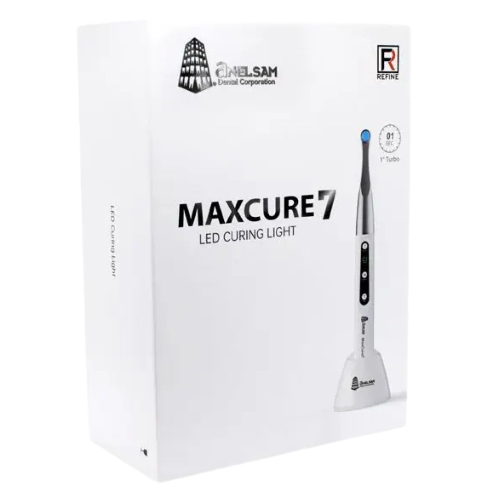 Lampara curing light max cure 7 blanco anelsam (garantia de 1 año)