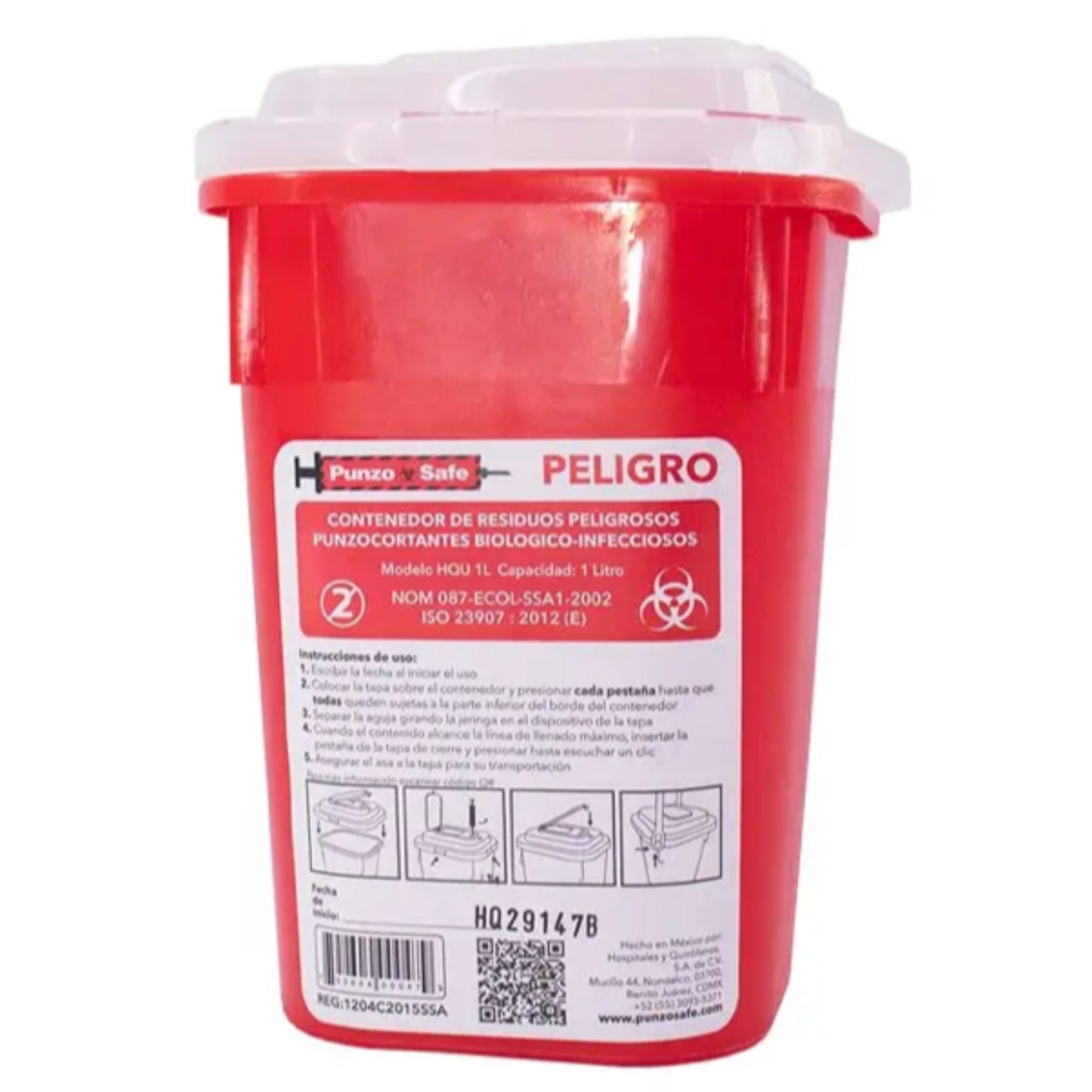 Recolector 1 lt hqu