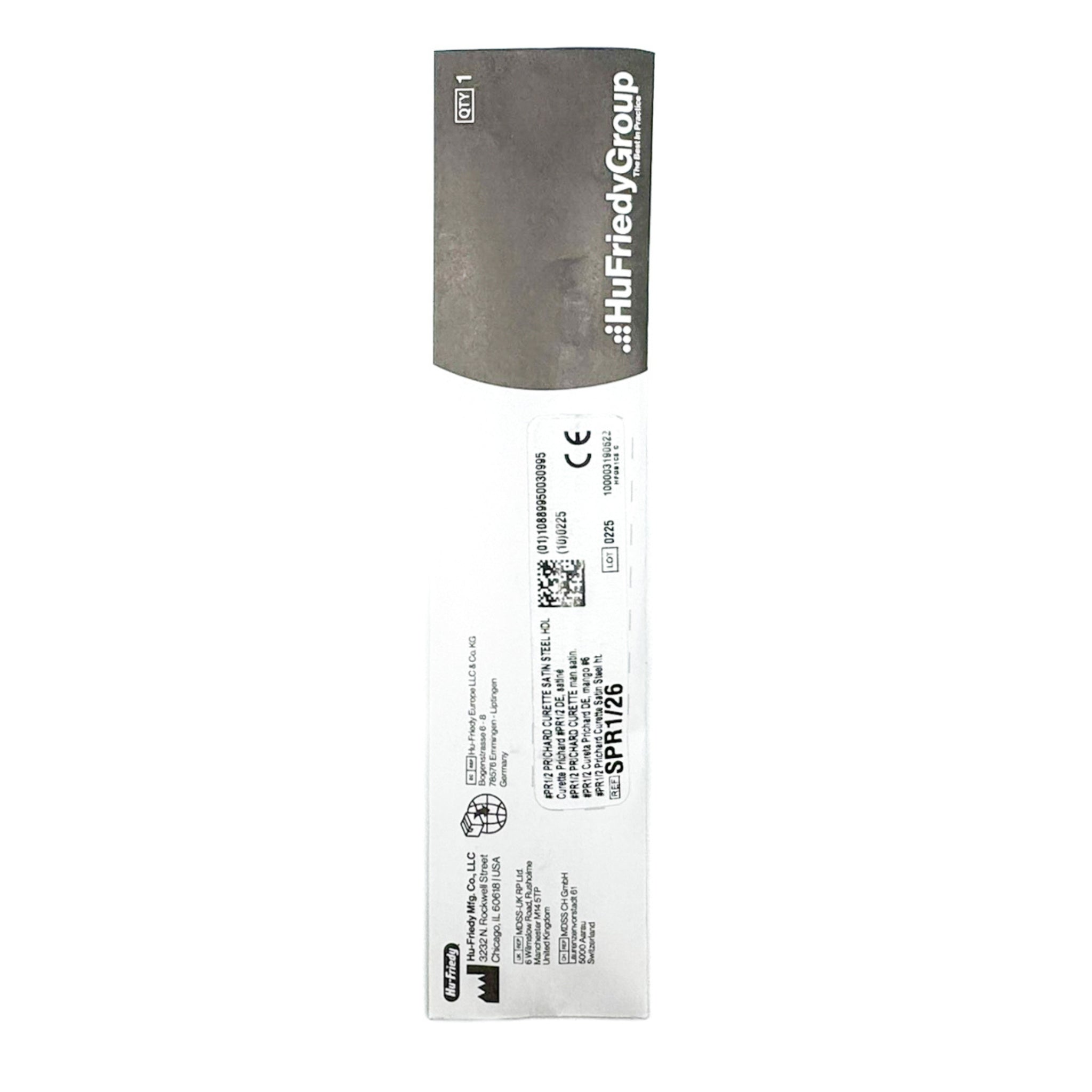 Cureta quirurgica periodontal prichard 1/2 mango 6 hu-friedy