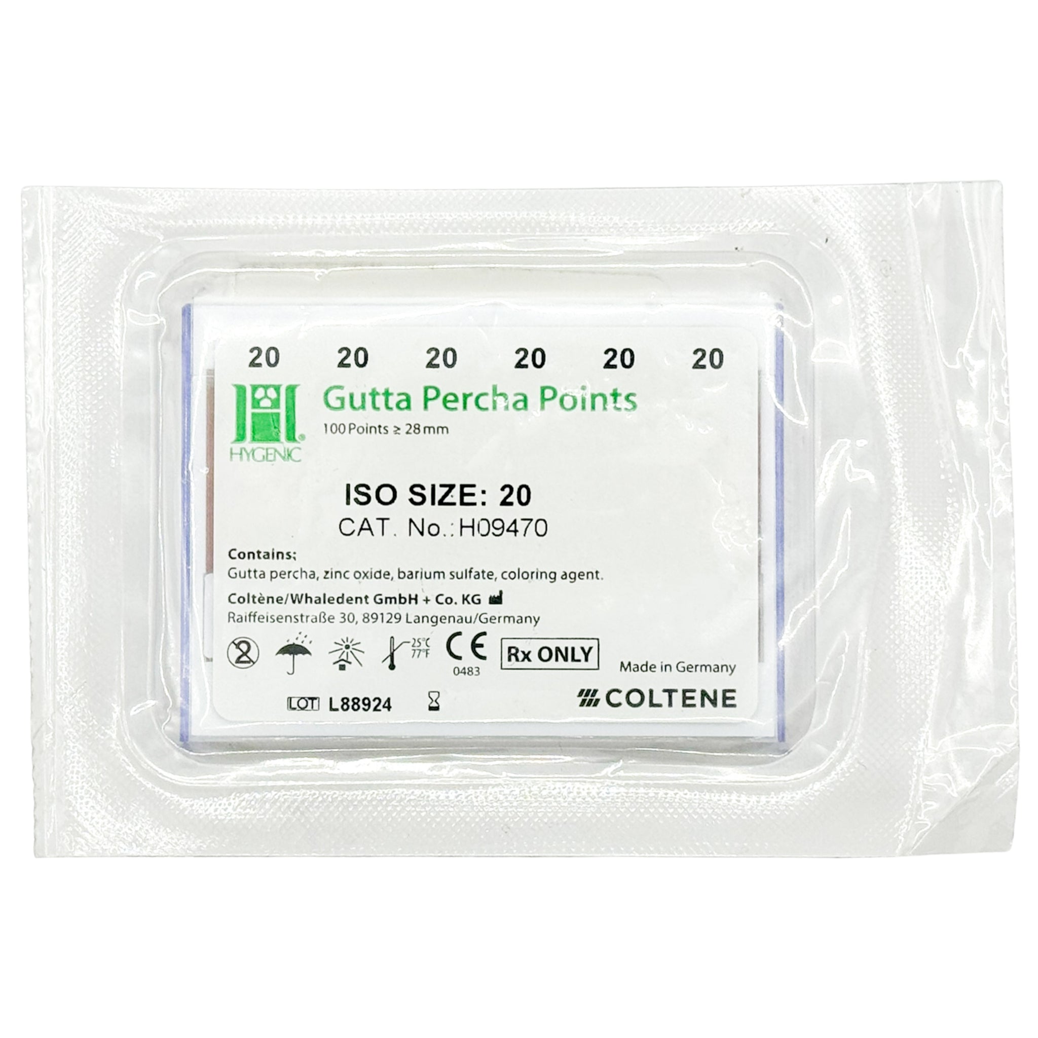 Puntas de gutapercha Hygenic Coltene