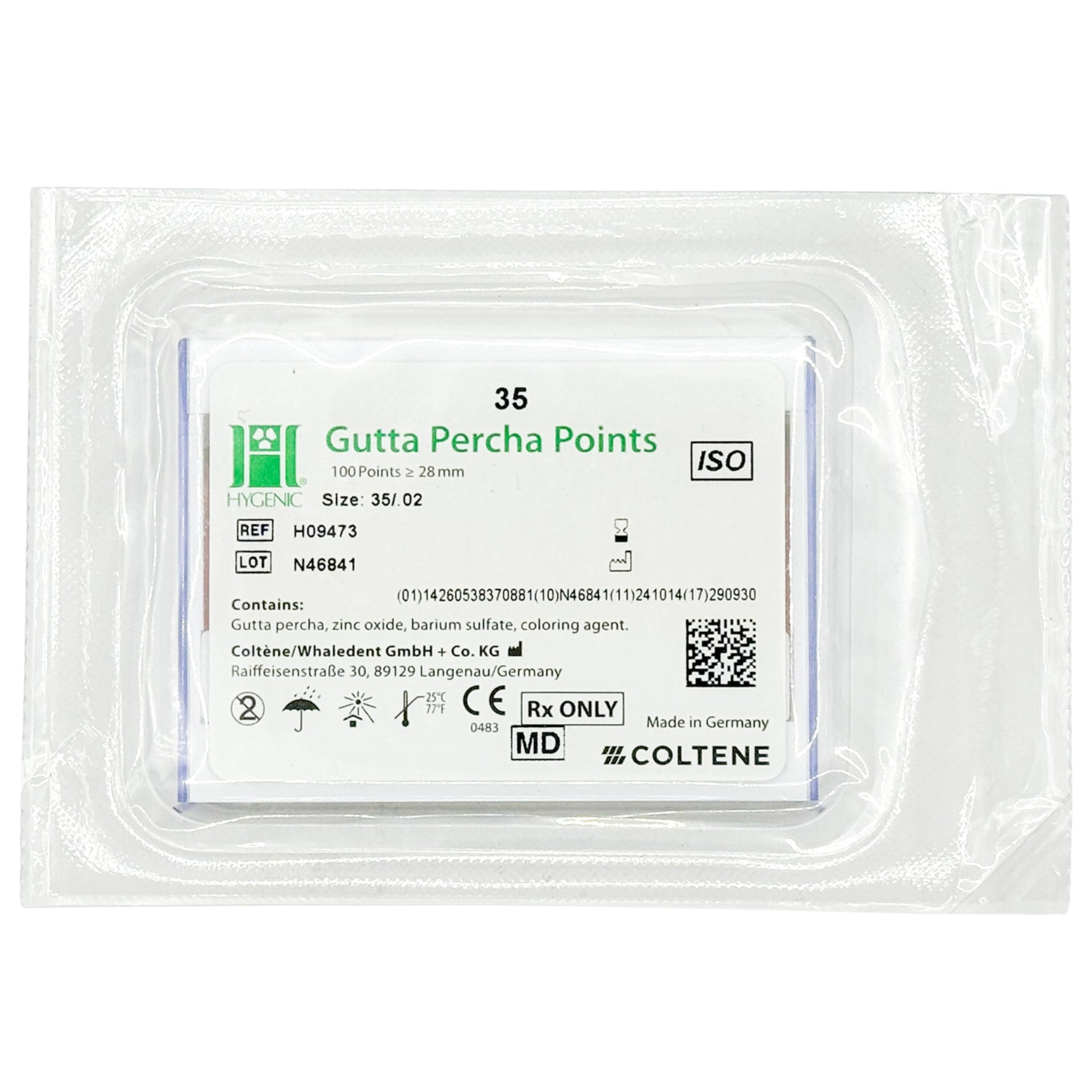 Puntas de gutapercha Hygenic Coltene
