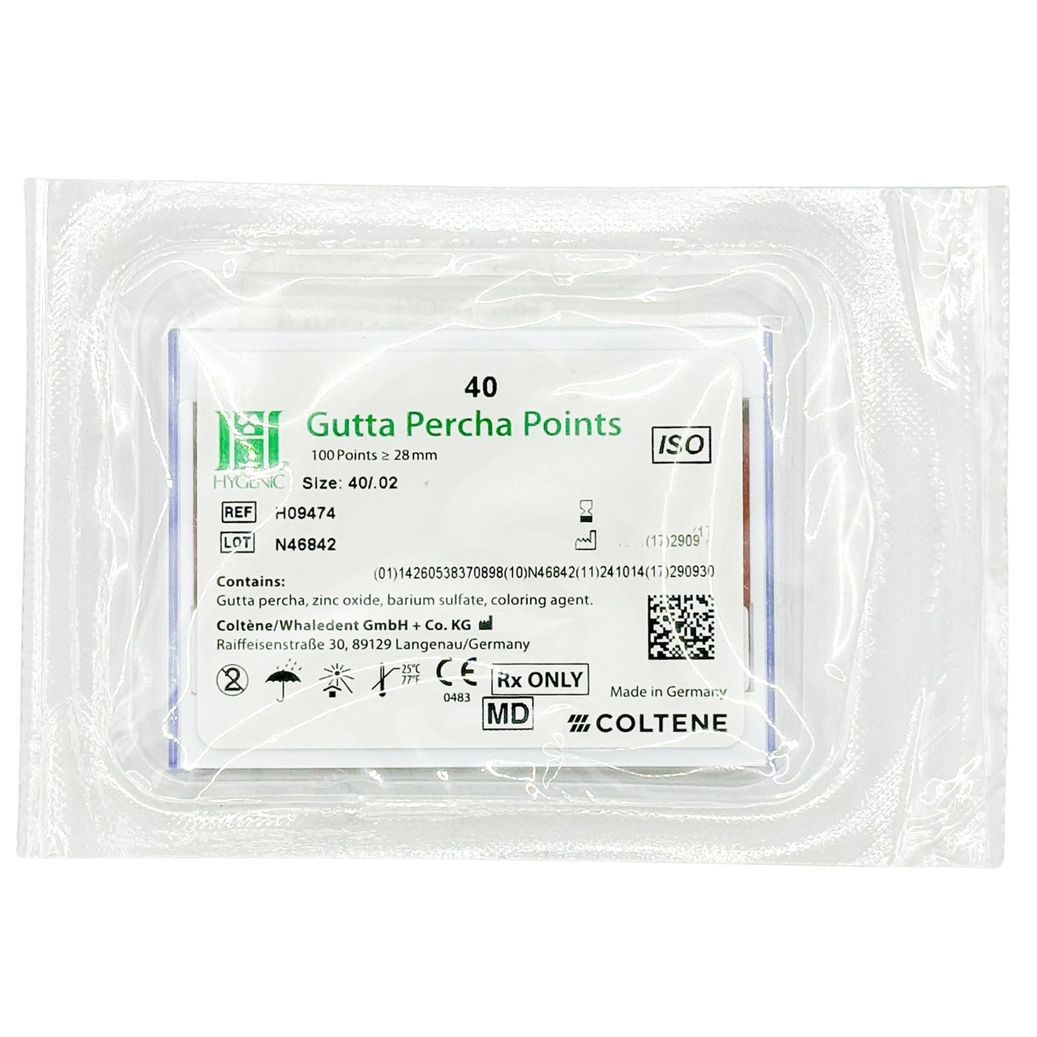 Puntas de gutapercha Hygenic Coltene