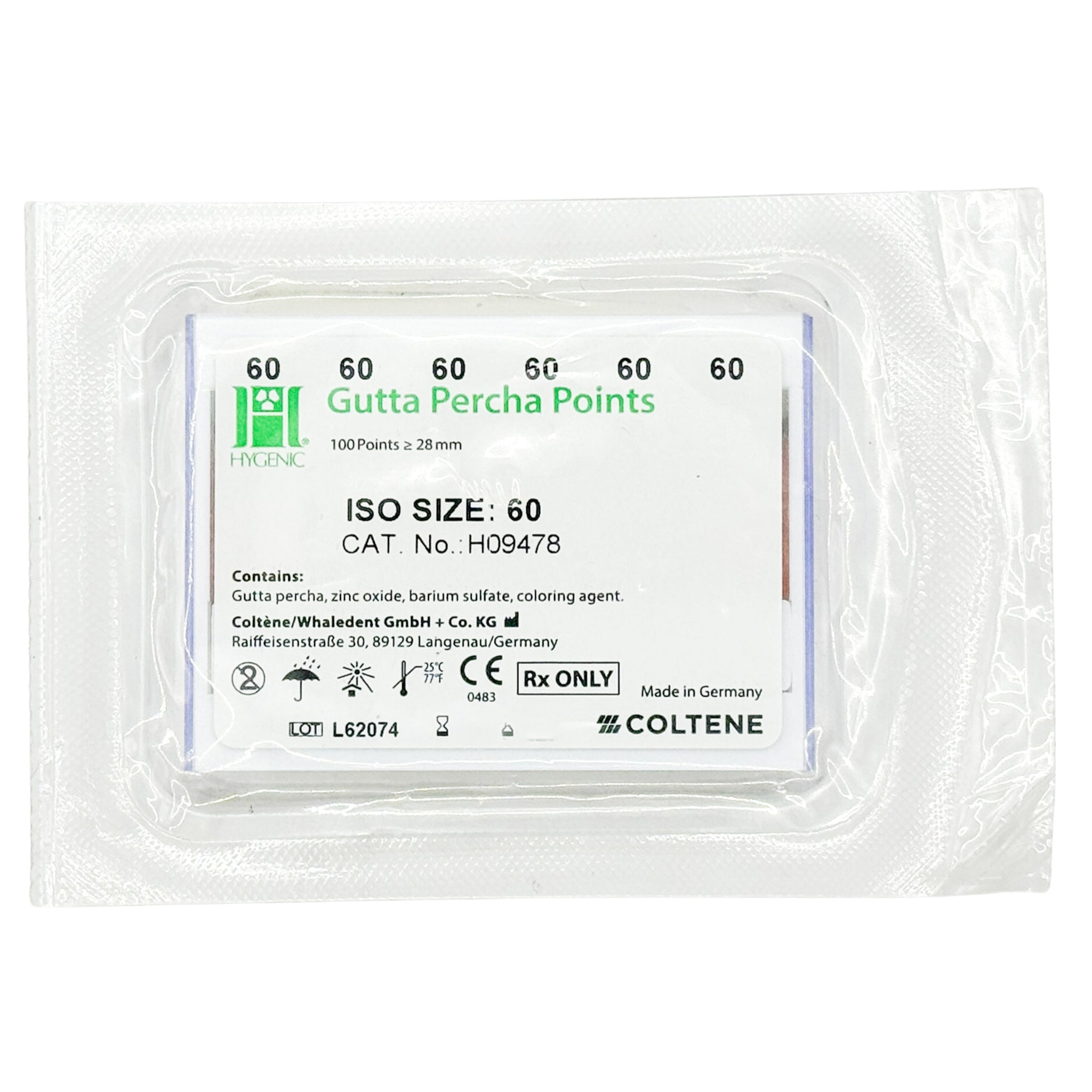 Puntas de gutapercha Hygenic Coltene