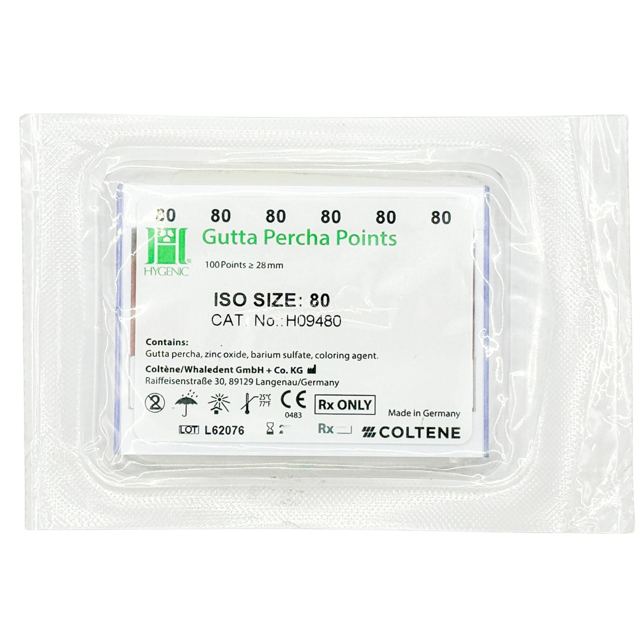 Puntas de gutapercha Hygenic Coltene
