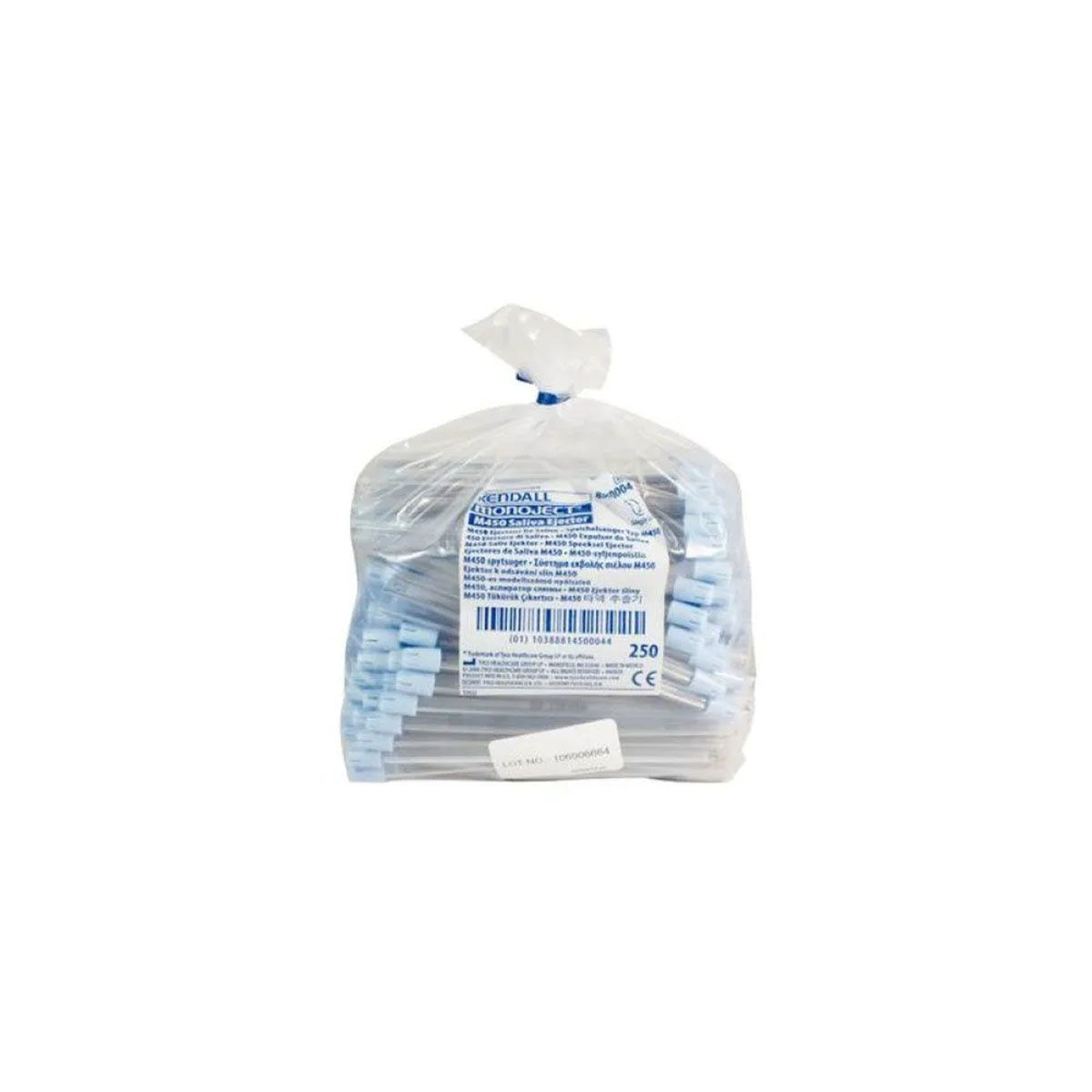 Eyector de saliva monoject c/250 pzas — SKU M-50 — foto 1