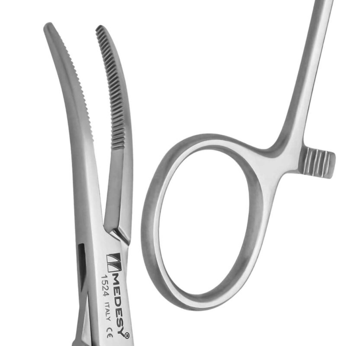 Pinza kelly straight curva 140mm cod. 1524 — MD-PZKSC — vista adicional