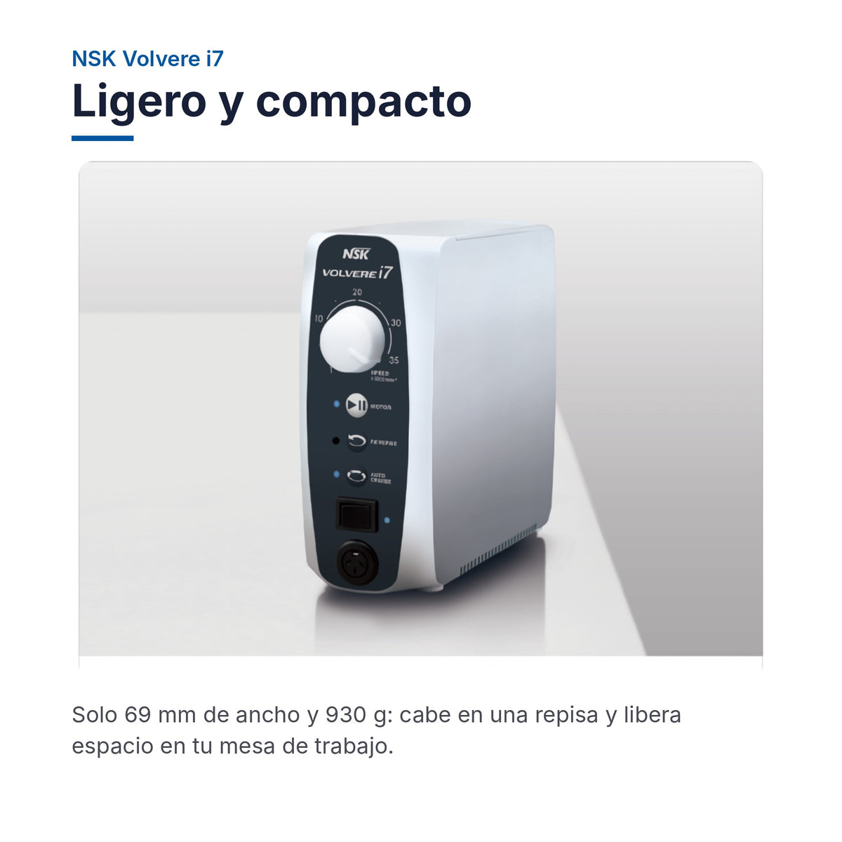 NSK Volvere i7: Ligero y compacto