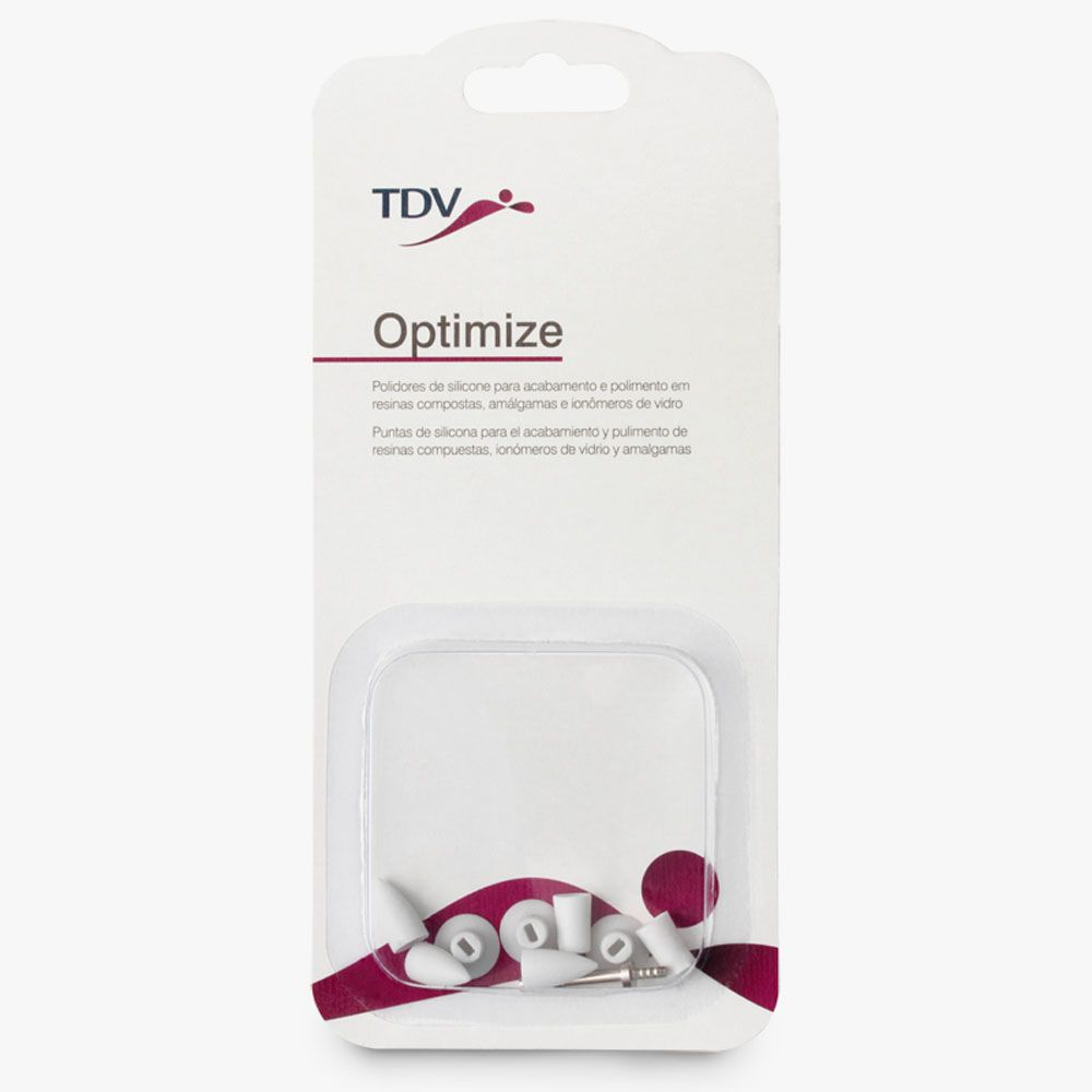 Optimize puntas de silicona p/ pulir y terminacion de resinas kit 8pzas — SKU T-3022S — foto 1