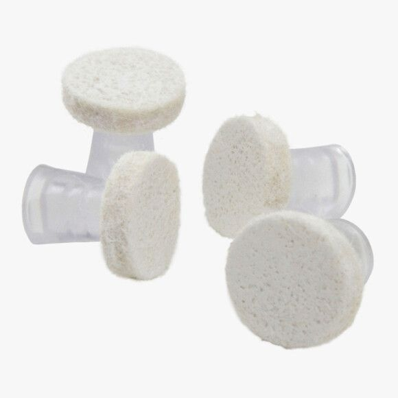 Polimax - 12 discos de fieltro impregnados de 9.5mm + mandril — SKU T-3048 — foto 1