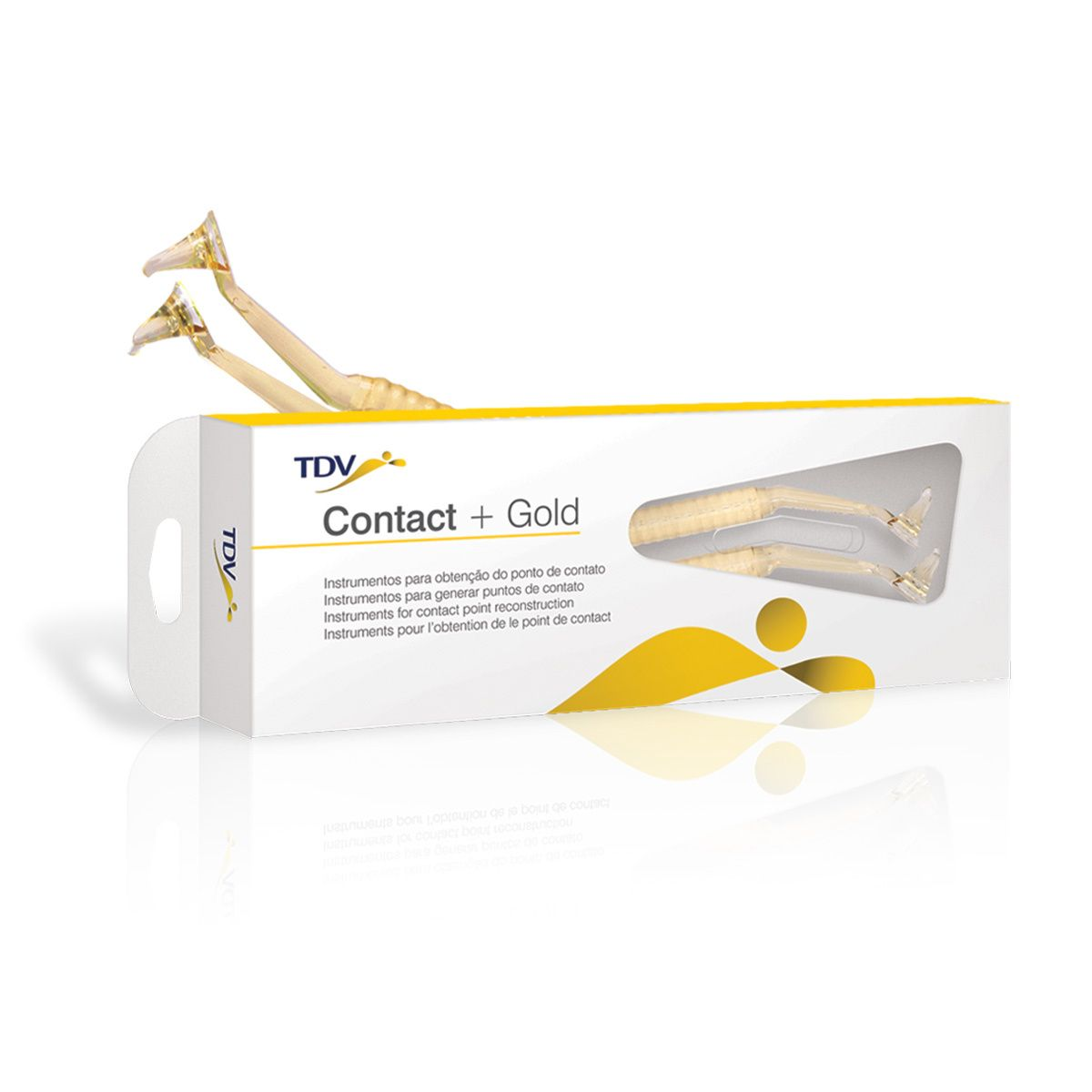Contact + gold - 2 instrumentos para generar puntos de contactos — SKU T-4202G — foto 2