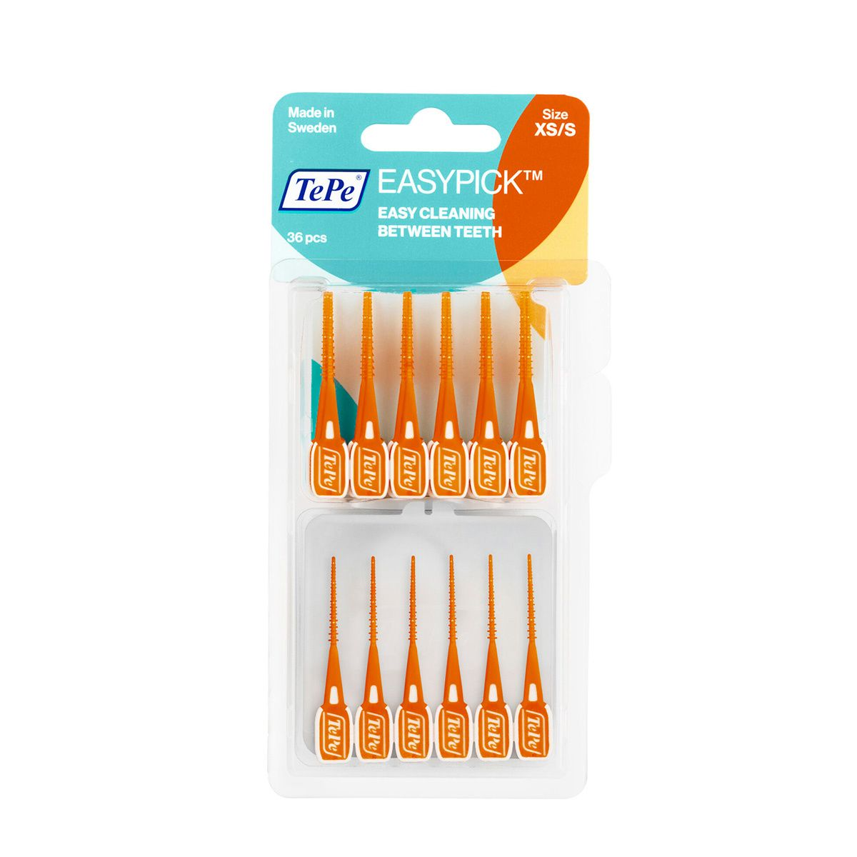 Easypick xs/s naranja - palillo interdental blister 36 pzs — SKU TP-EPXS/SB — foto 1
