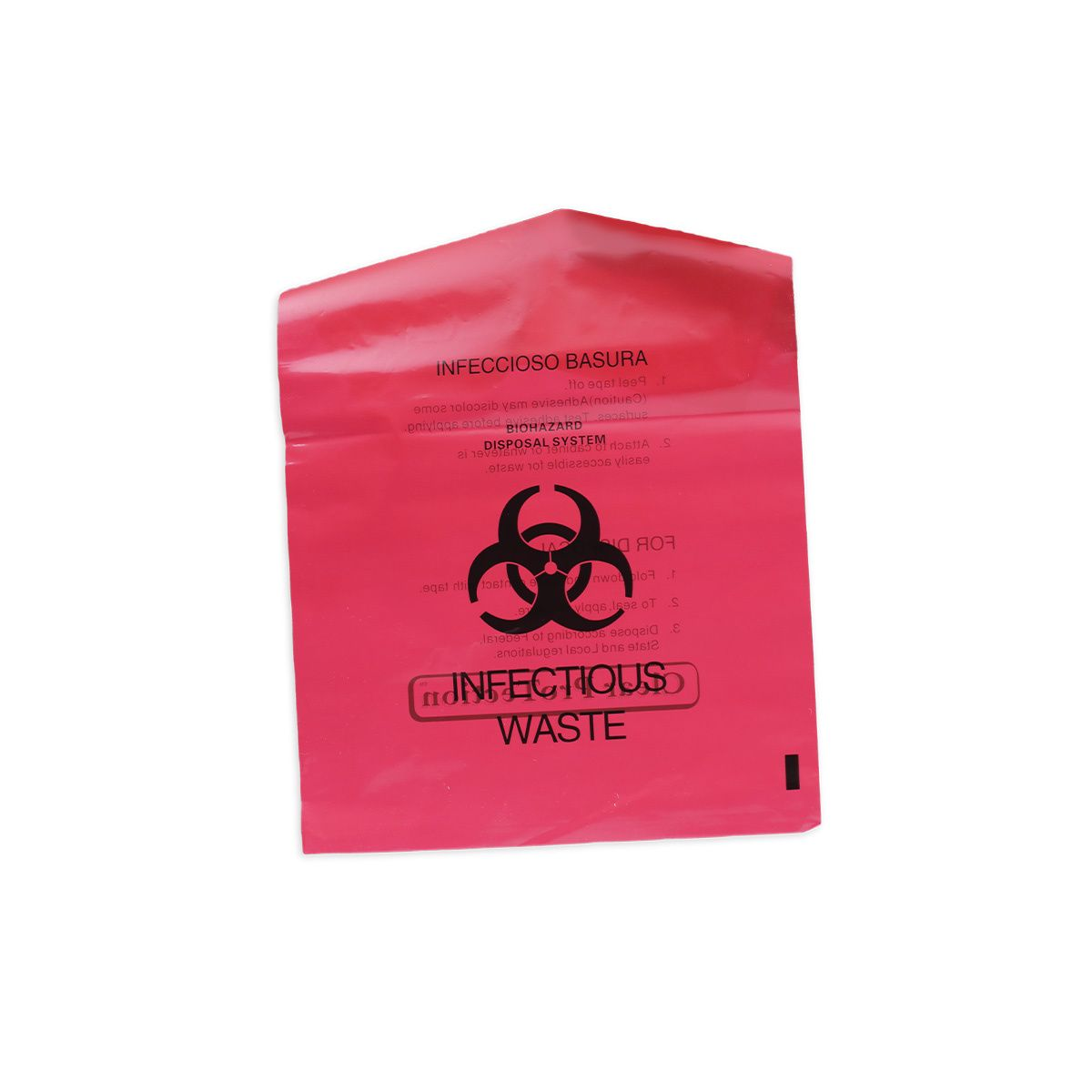 Bolsa recolectora de desechos biológico-infecciosos 26.5cm x 22cm c/1 pza — SKU X-BRDBH — foto 1