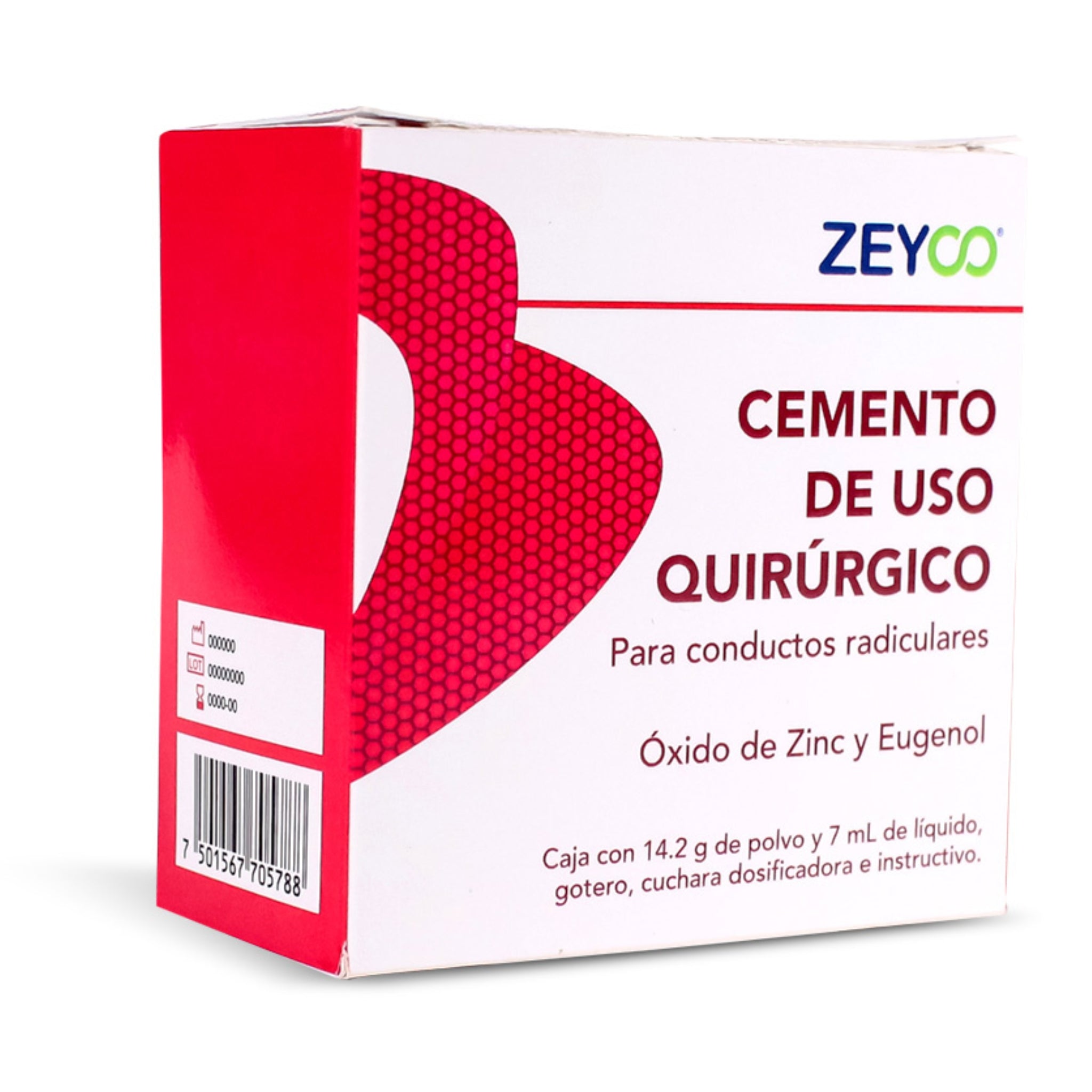 Cemento de uso quirurgico para conductos radiculares