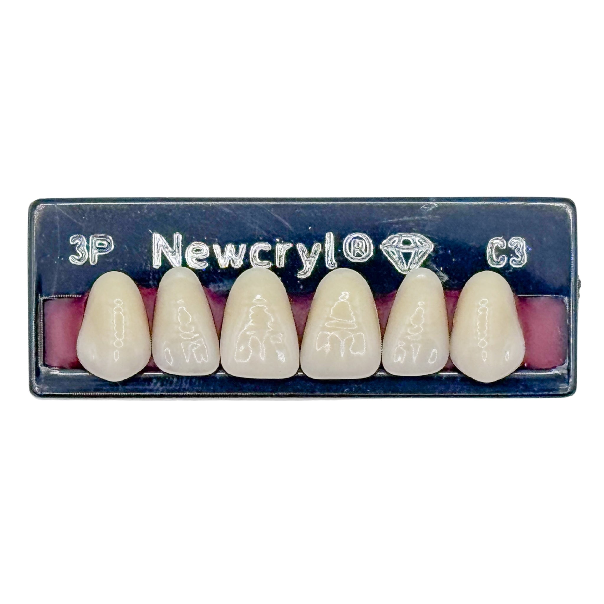 Dientes newcryl x 6 sa 3p col c3